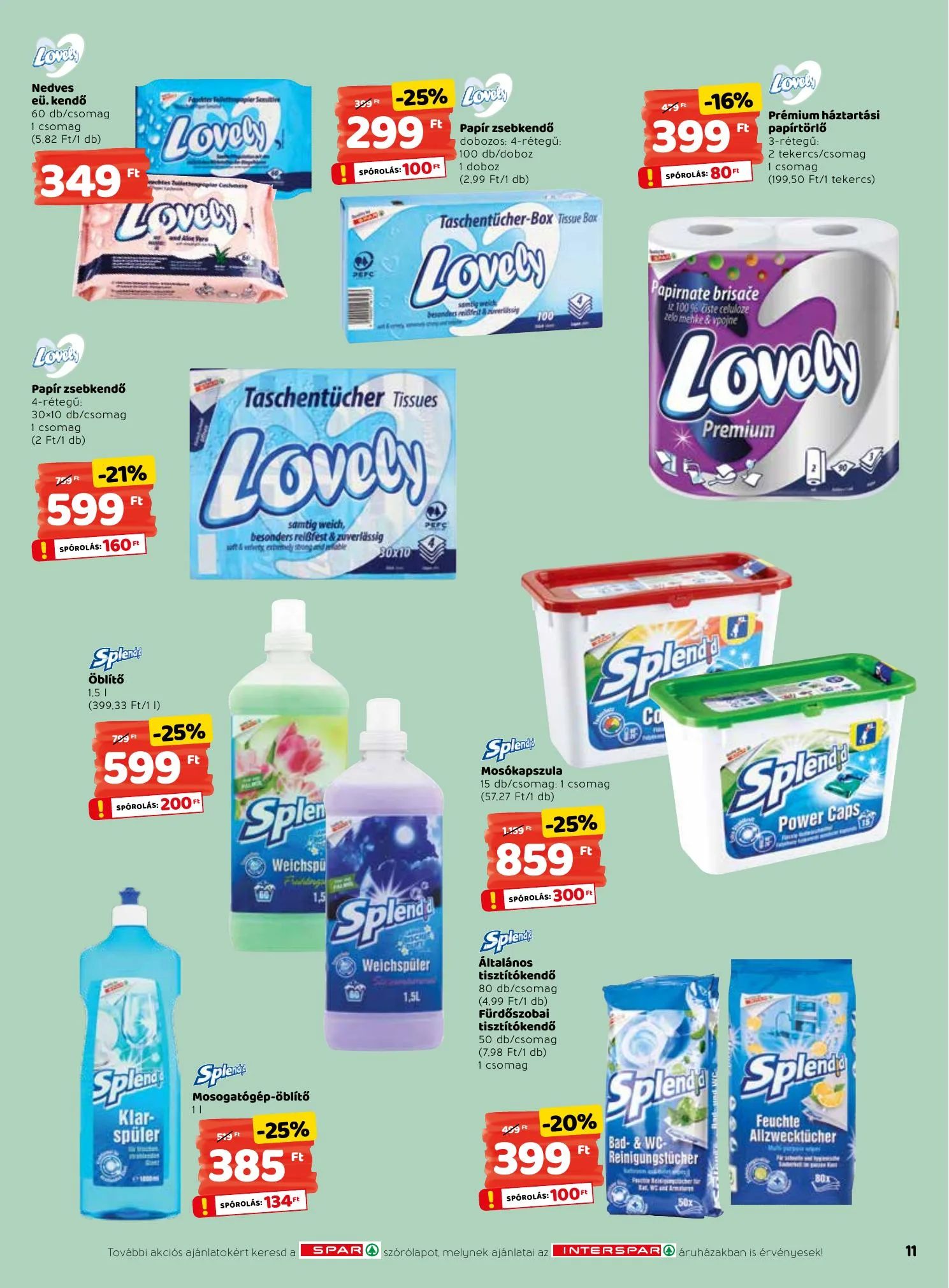 Interspar akciós újság 01.21–01.27 – 11. oldal