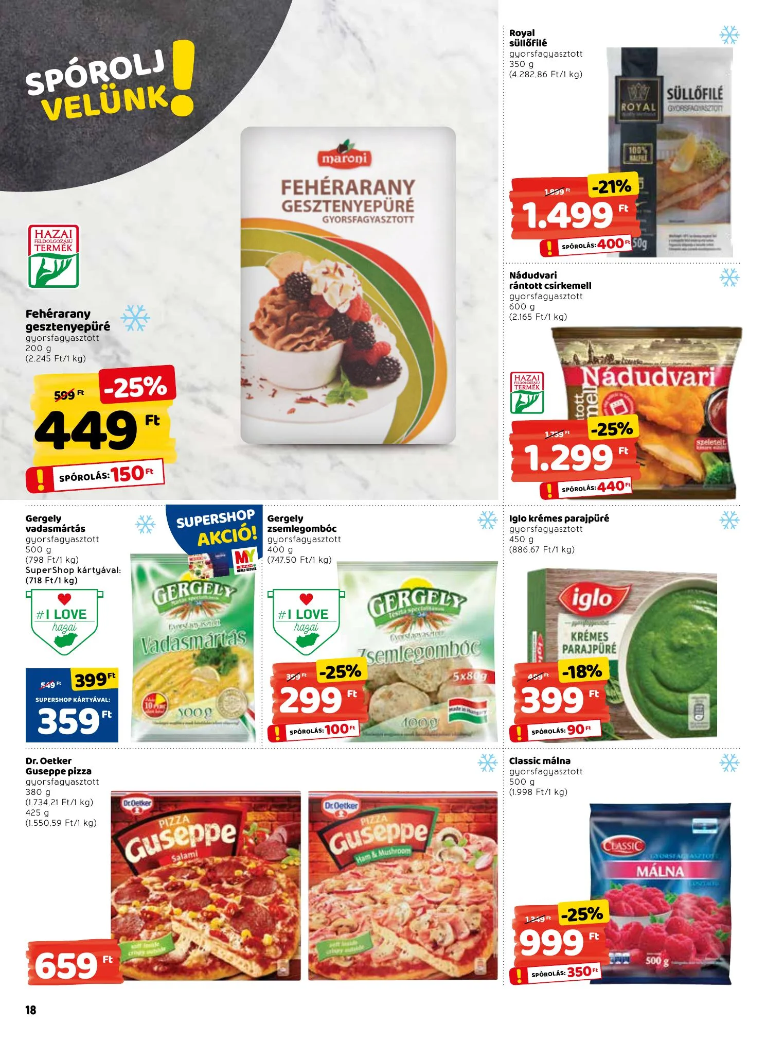 Interspar akciós újság 01.21–01.27 – 18. oldal