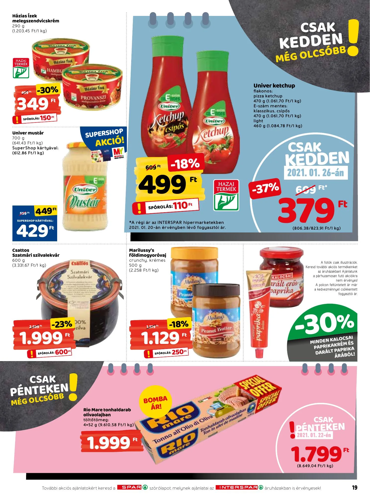 Interspar akciós újság 01.21–01.27 – 19. oldal