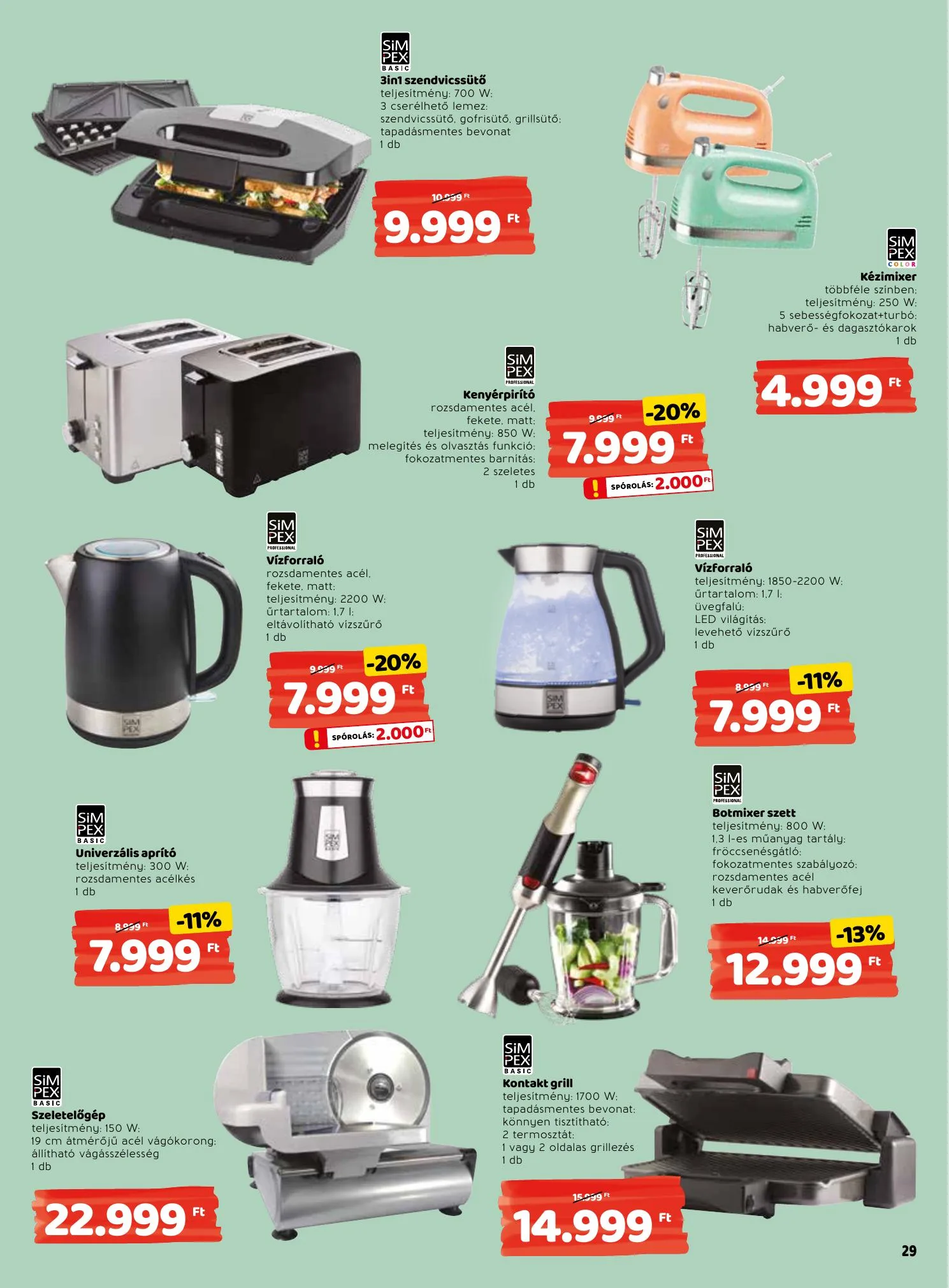 Interspar akciós újság 01.21–01.27 – 29. oldal