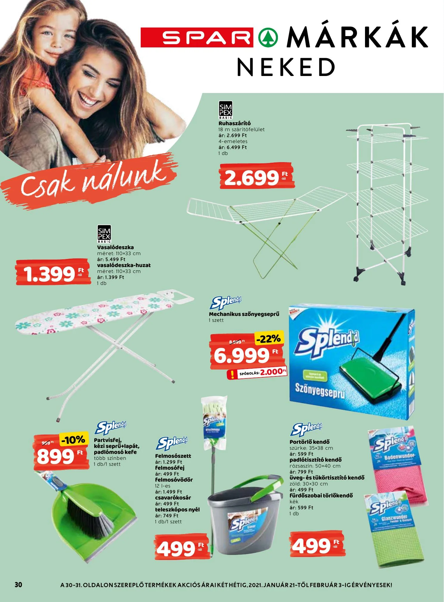 Interspar akciós újság 01.21–01.27 – 30. oldal