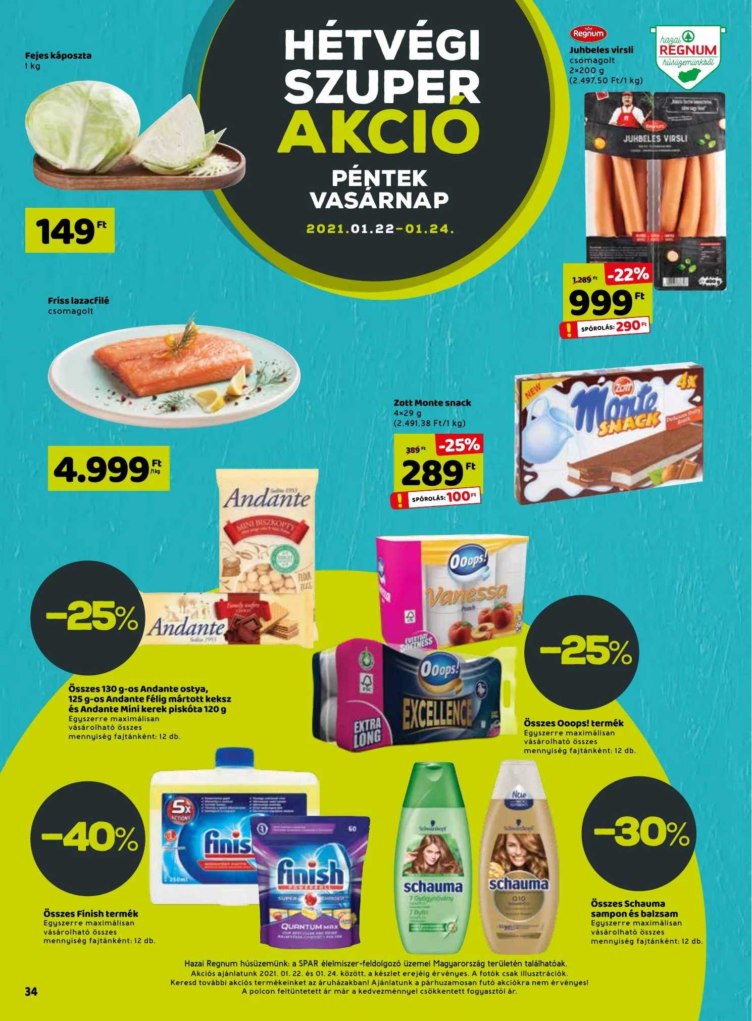 Interspar akciós újság 01.21–01.27 – 34. oldal