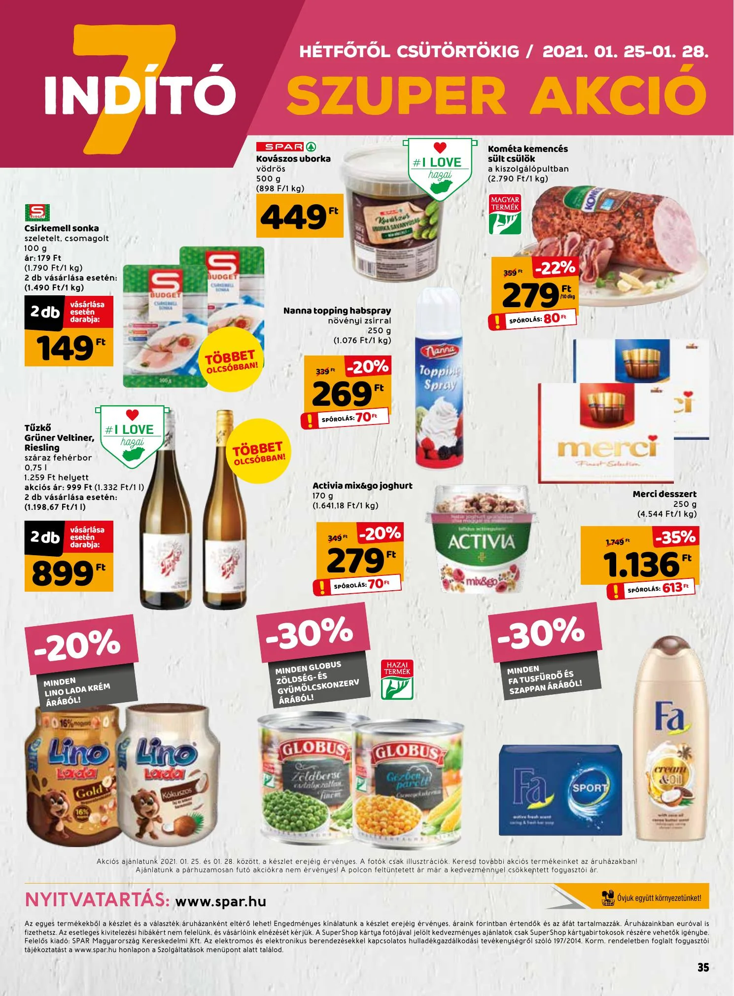 Interspar akciós újság 01.21–01.27 – 35. oldal