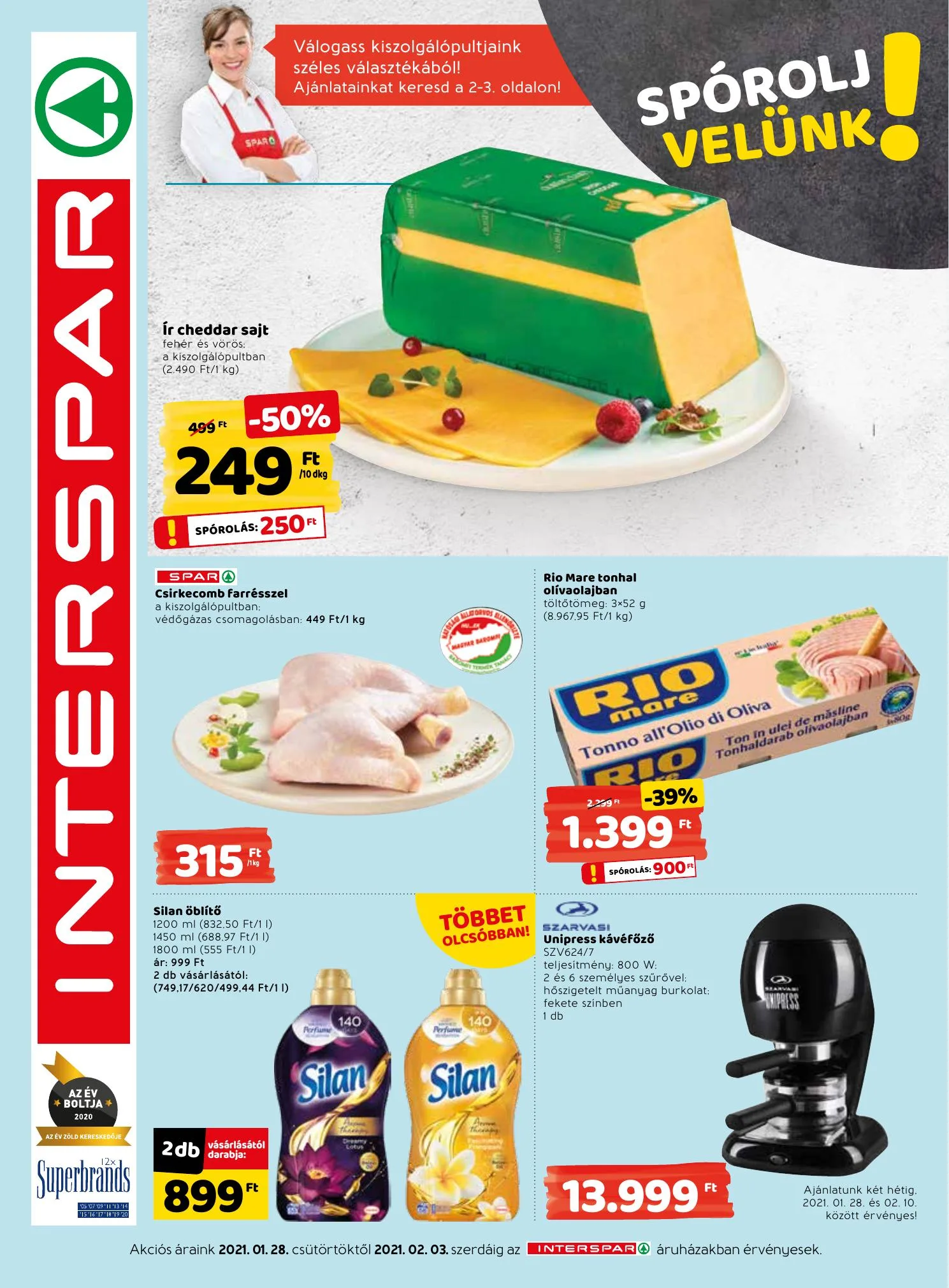 Interspar akciós újság 01.28–02.03