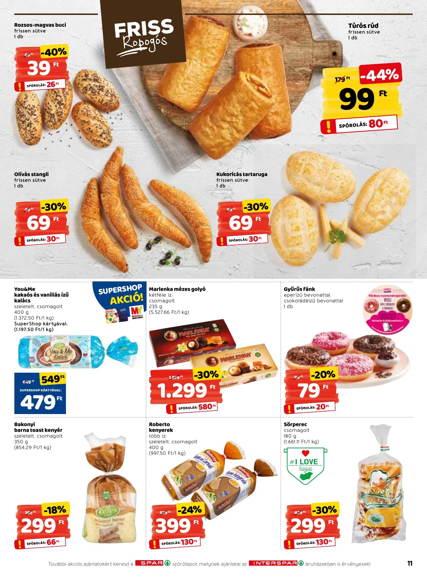 Interspar akciós újság 01.28–02.03 – 11. oldal