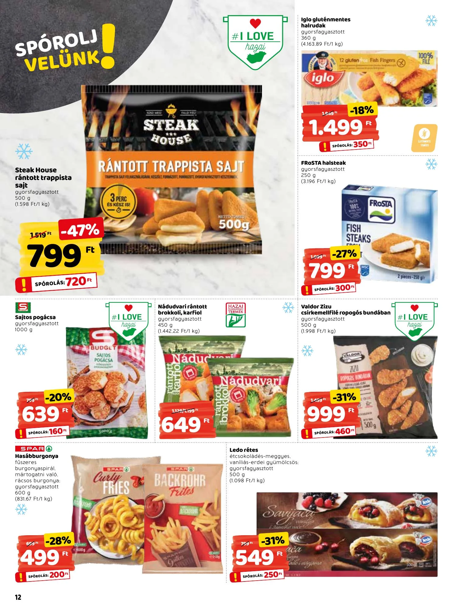 Interspar akciós újság 01.28–02.03 – 12. oldal