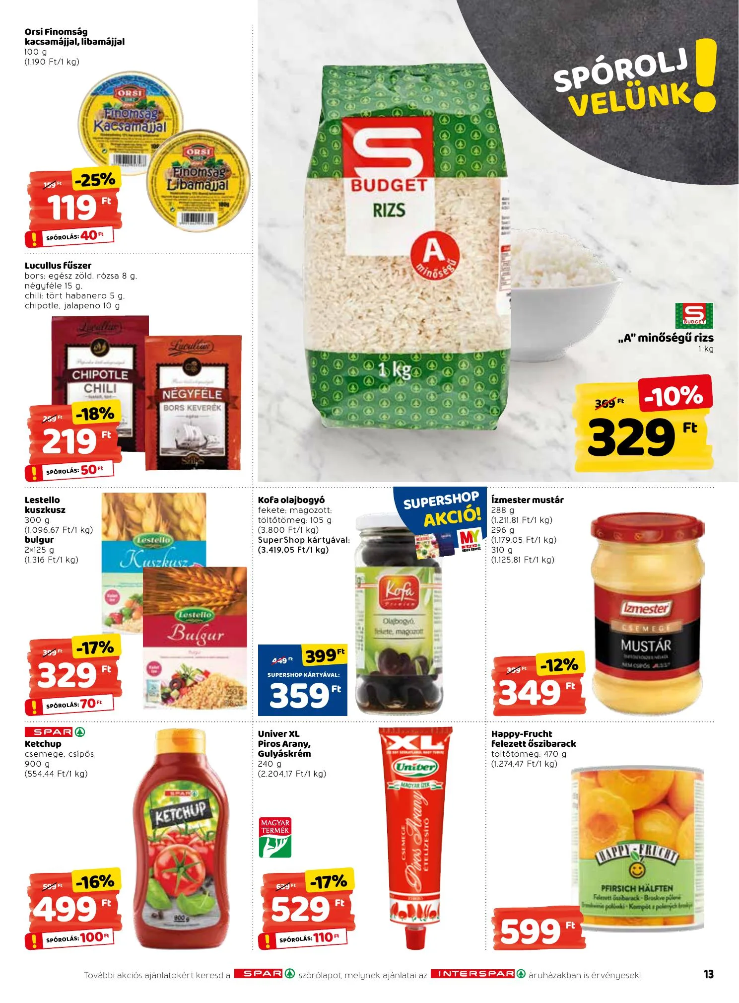 Interspar akciós újság 01.28–02.03 – 13. oldal