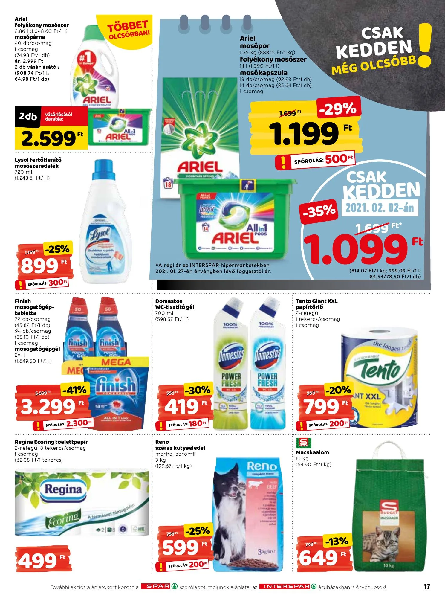 Interspar akciós újság 01.28–02.03 – 17. oldal