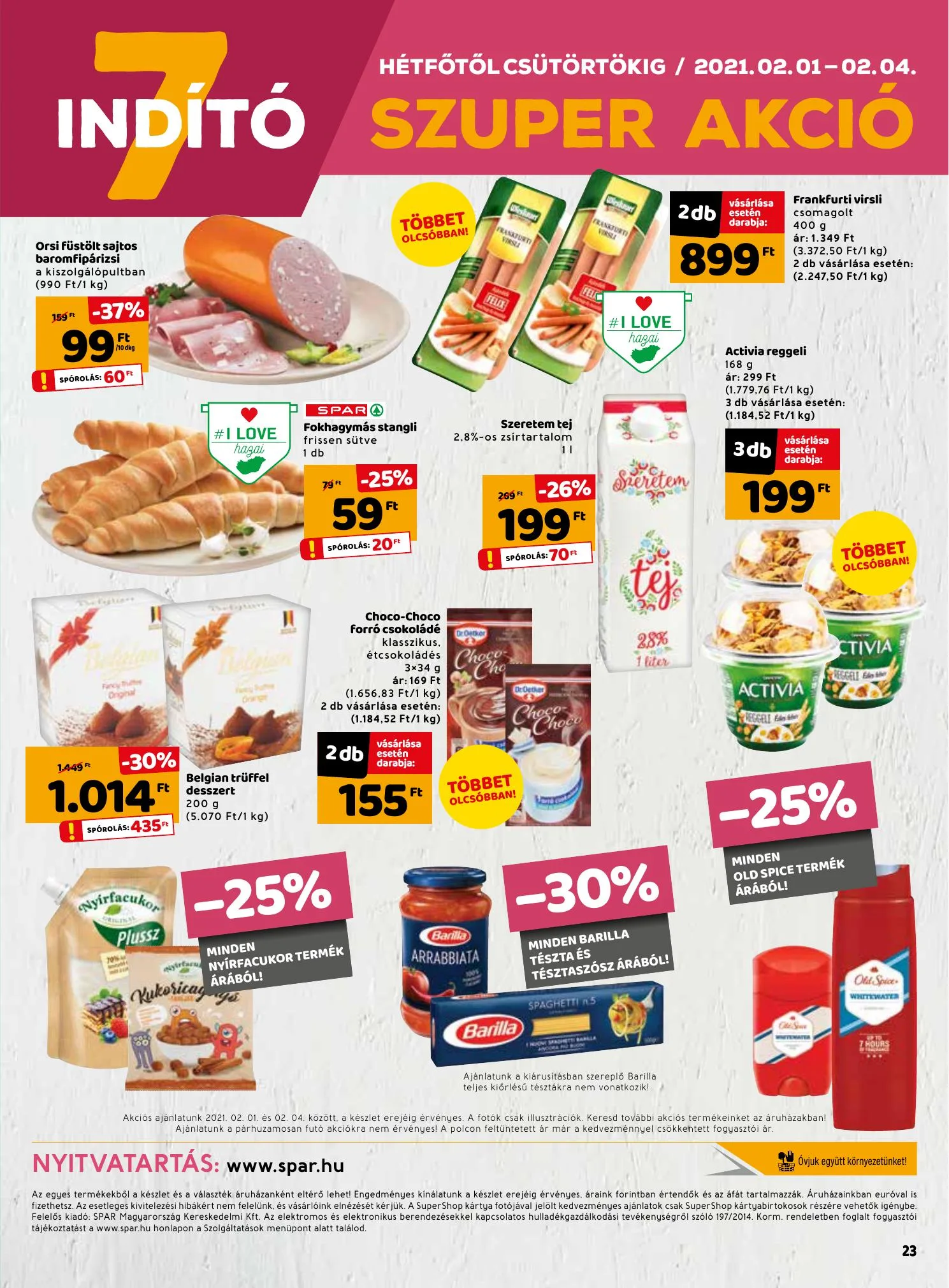 Interspar akciós újság 01.28–02.03 – 23. oldal