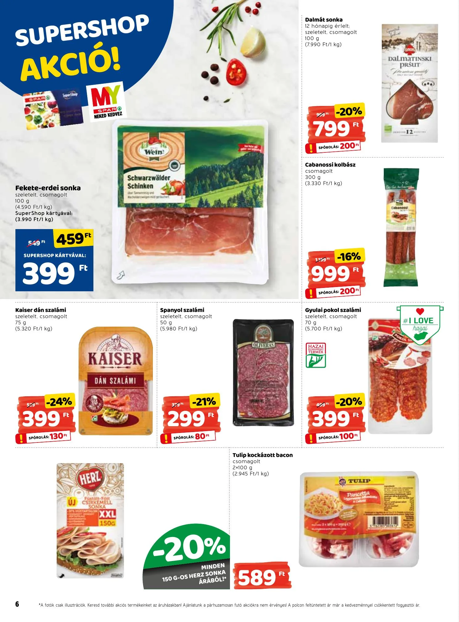 Interspar akciós újság 01.28–02.03 – 6. oldal