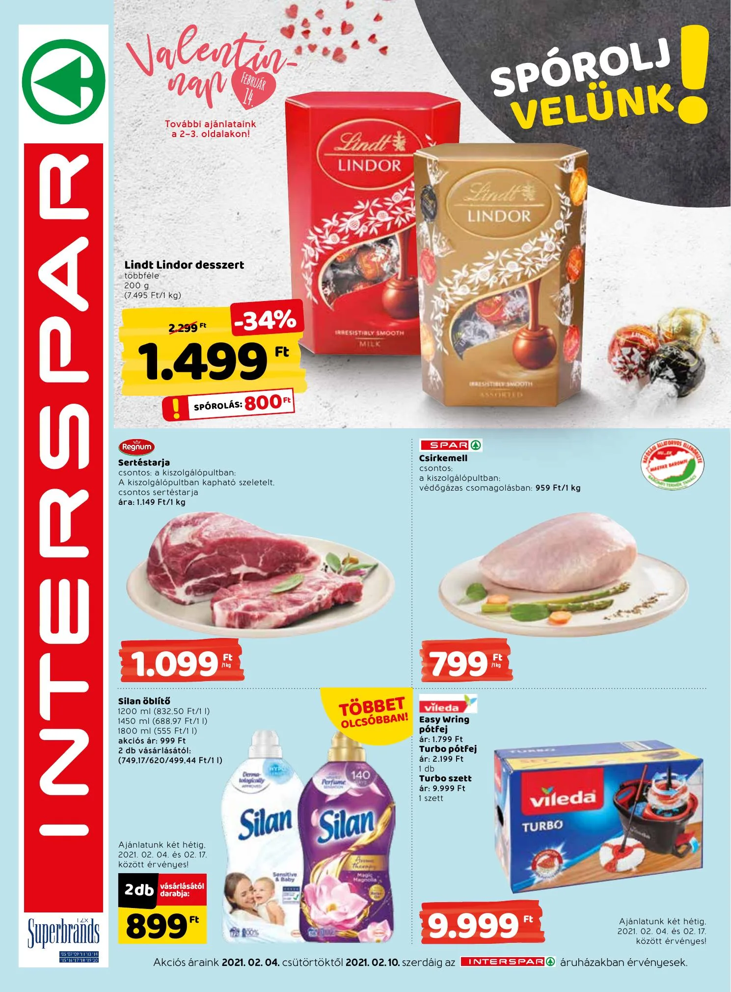 Interspar akciós újság 02.04–02.10