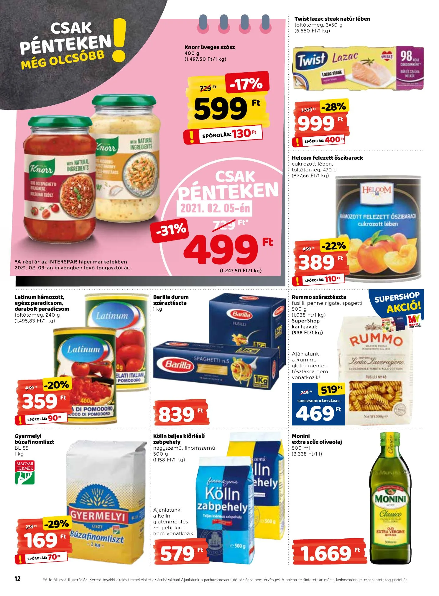 Interspar akciós újság 02.04–02.10 – 12. oldal