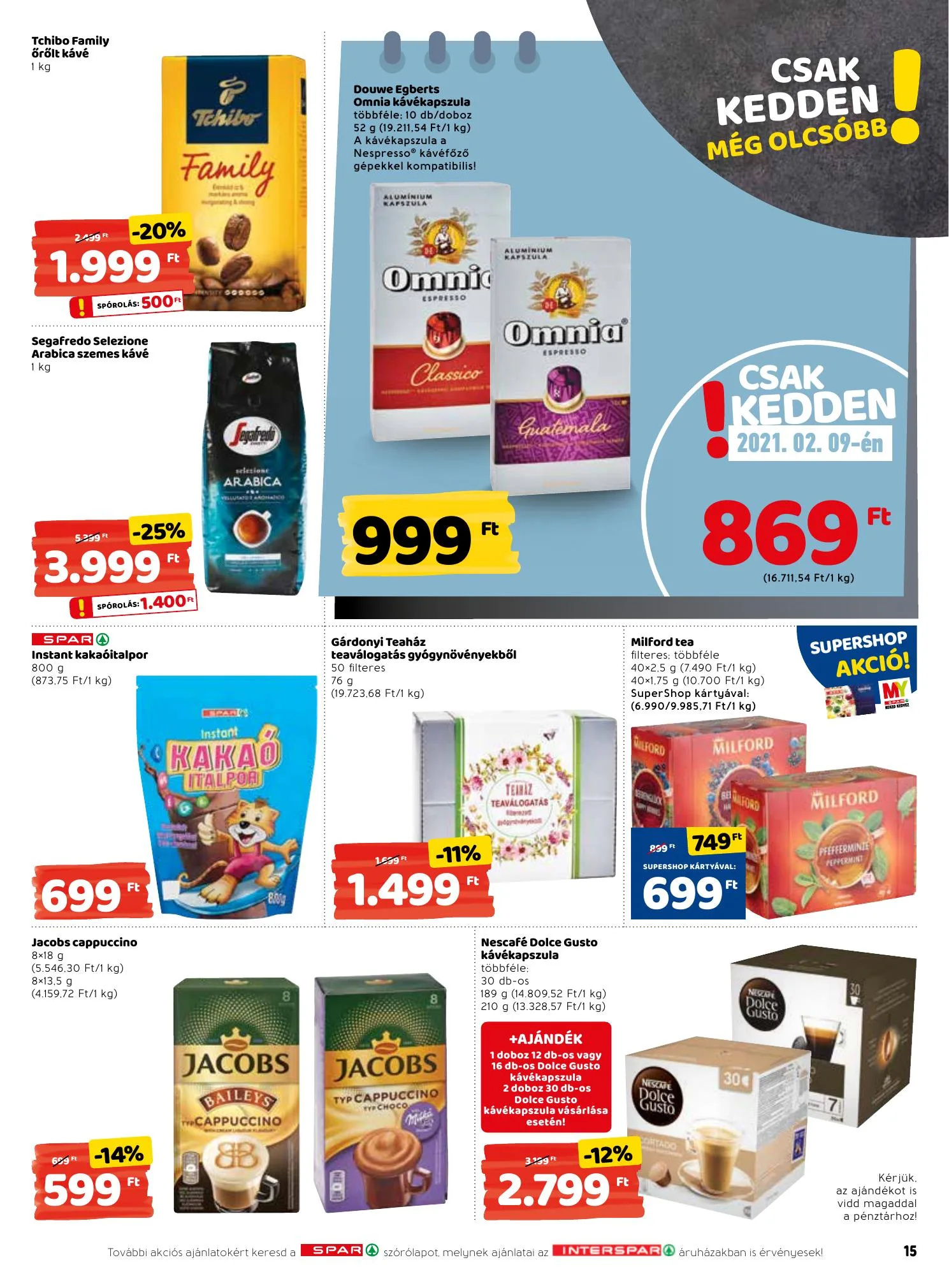 Interspar akciós újság 02.04–02.10 – 15. oldal