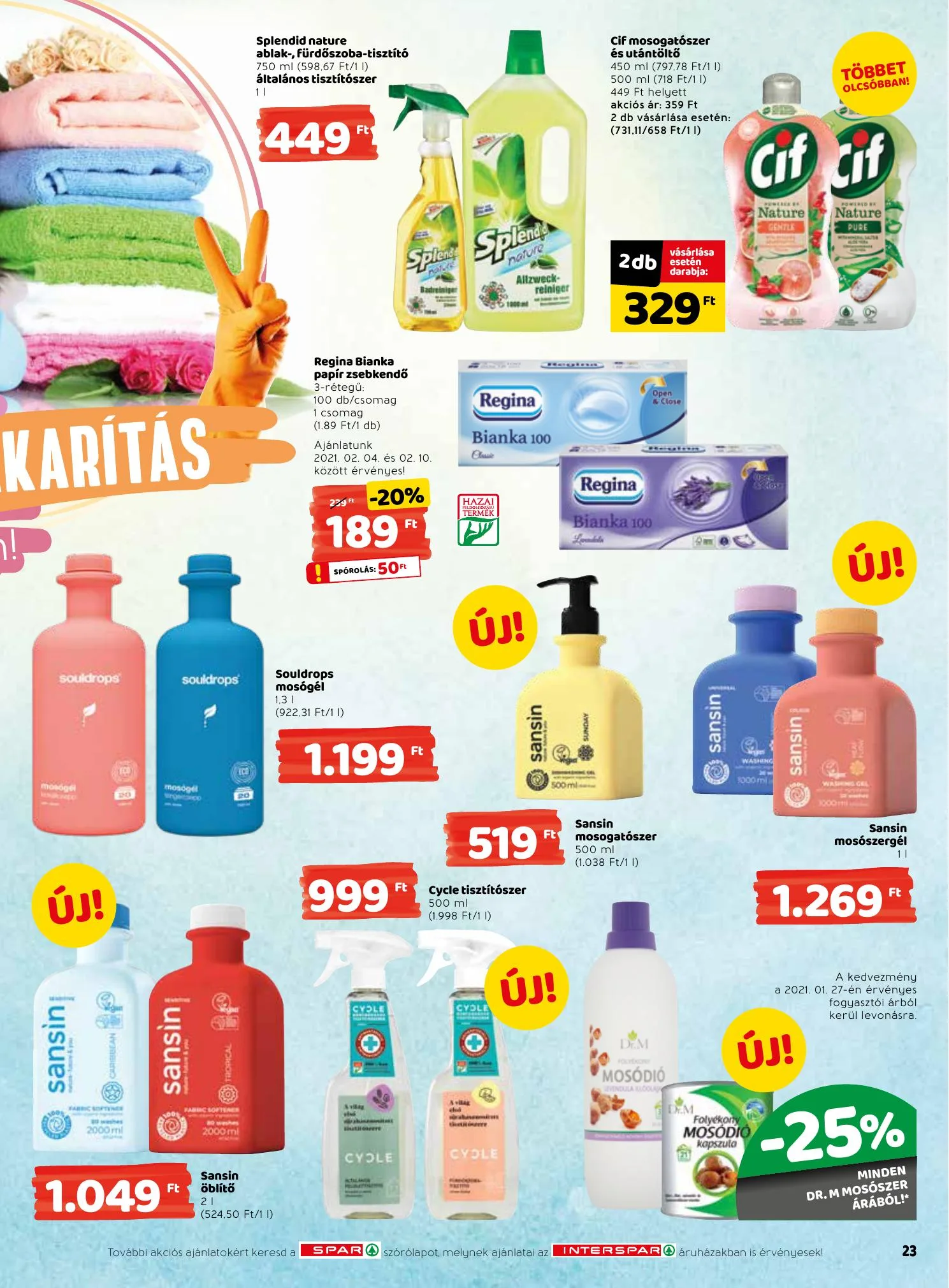 Interspar akciós újság 02.04–02.10 – 23. oldal