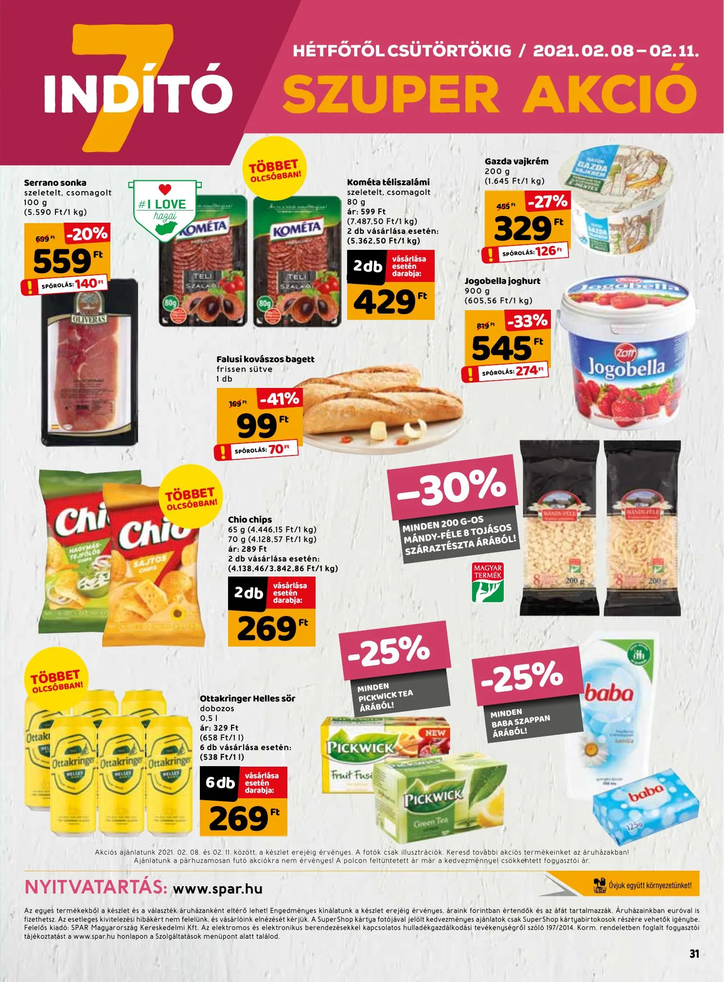 Interspar akciós újság 02.04–02.10 – 31. oldal
