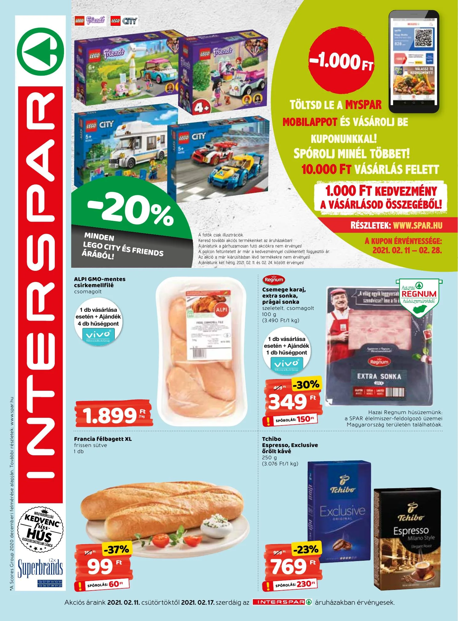 Interspar akciós újság 02.11–02.17