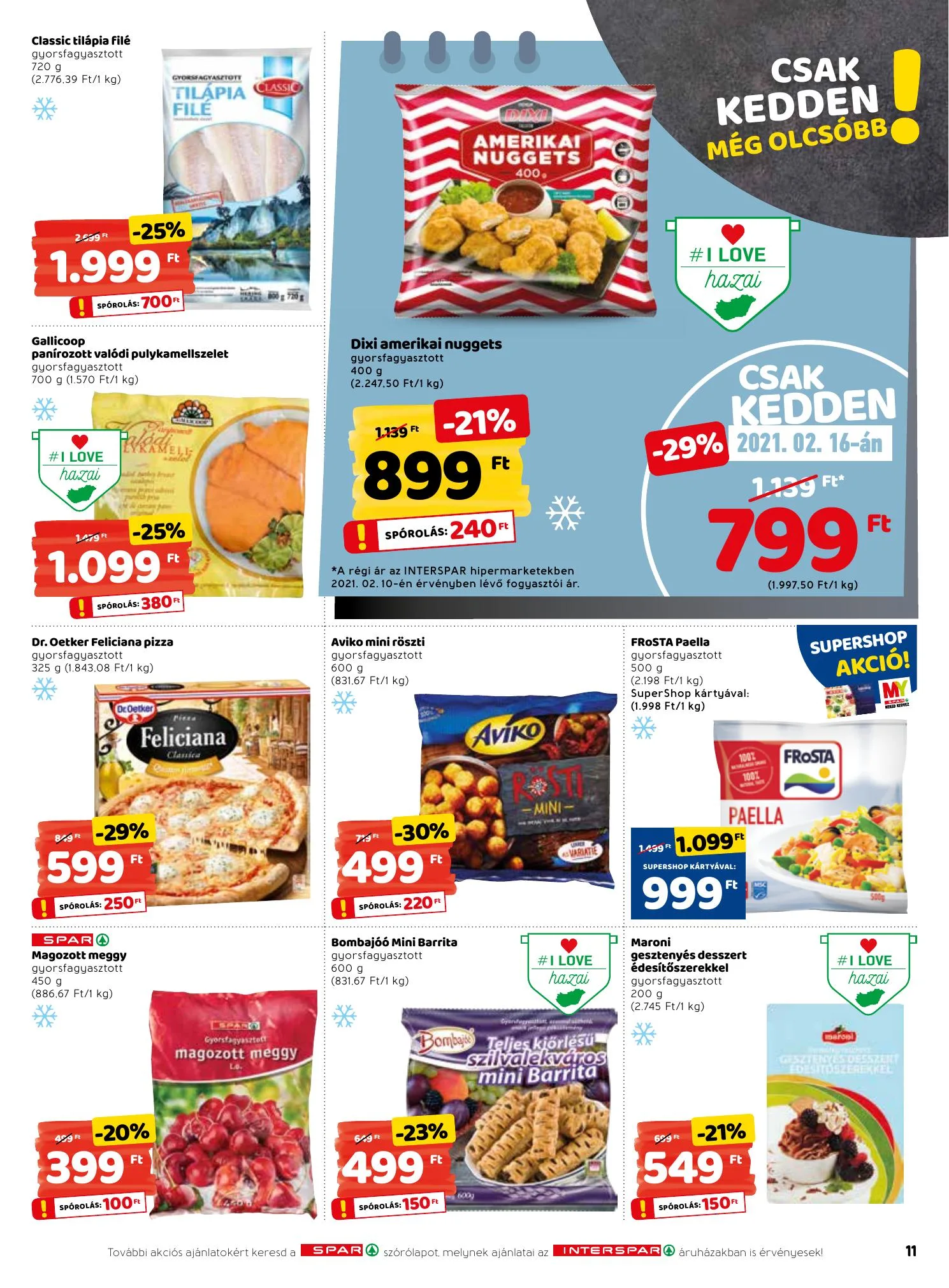 Interspar akciós újság 02.11–02.17 – 11. oldal