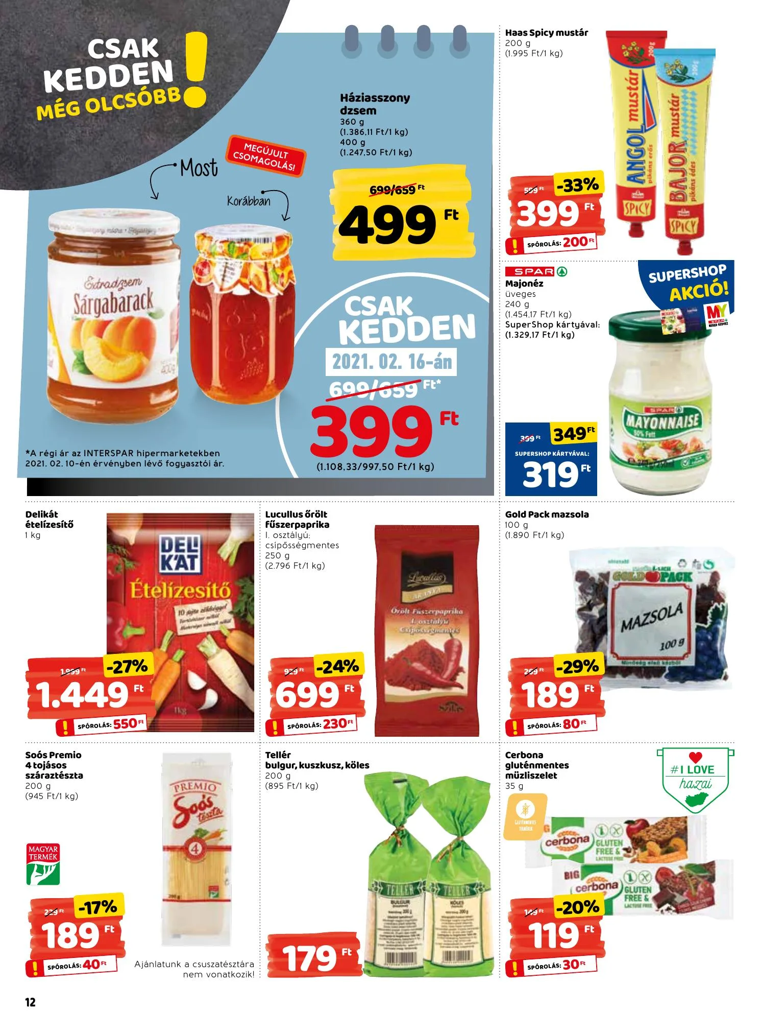 Interspar akciós újság 02.11–02.17 – 12. oldal