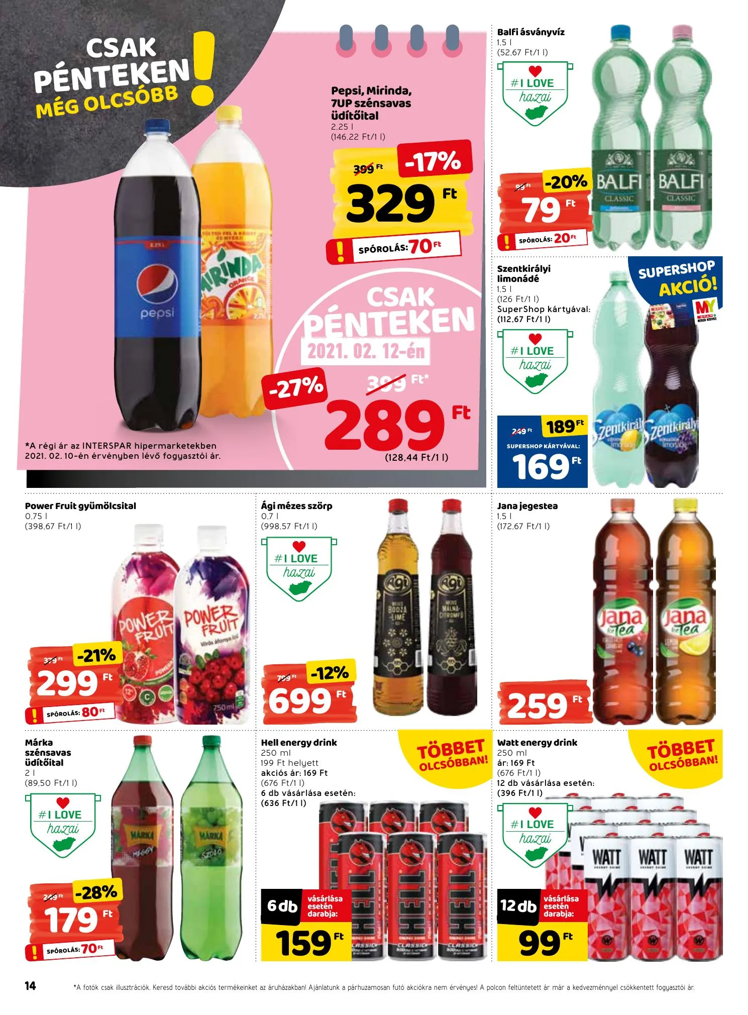 Interspar akciós újság 02.11–02.17 – 14. oldal