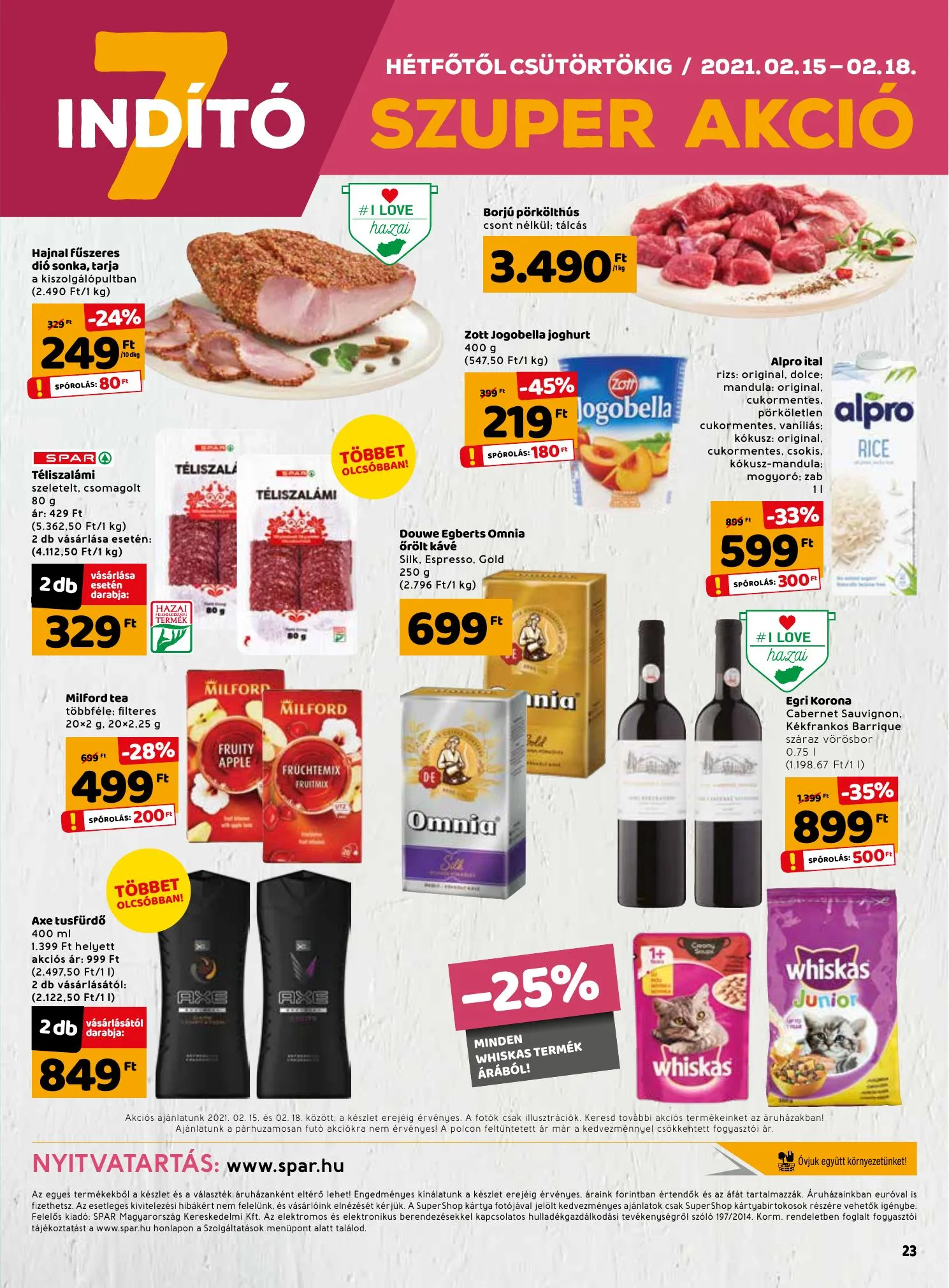 Interspar akciós újság 02.11–02.17 – 23. oldal