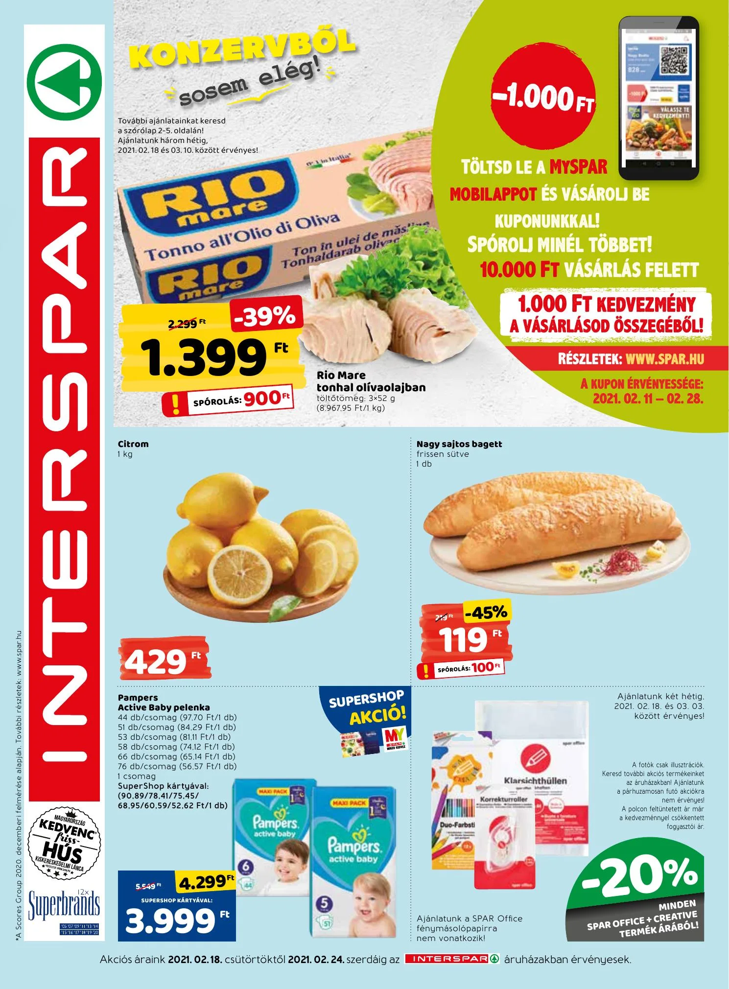 Interspar akciós újság 02.18–02.24