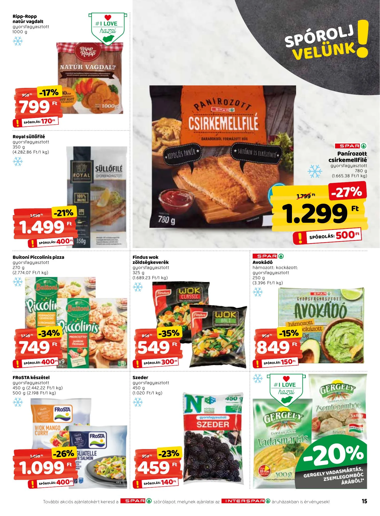 Interspar akciós újság 02.18–02.24 – 15. oldal