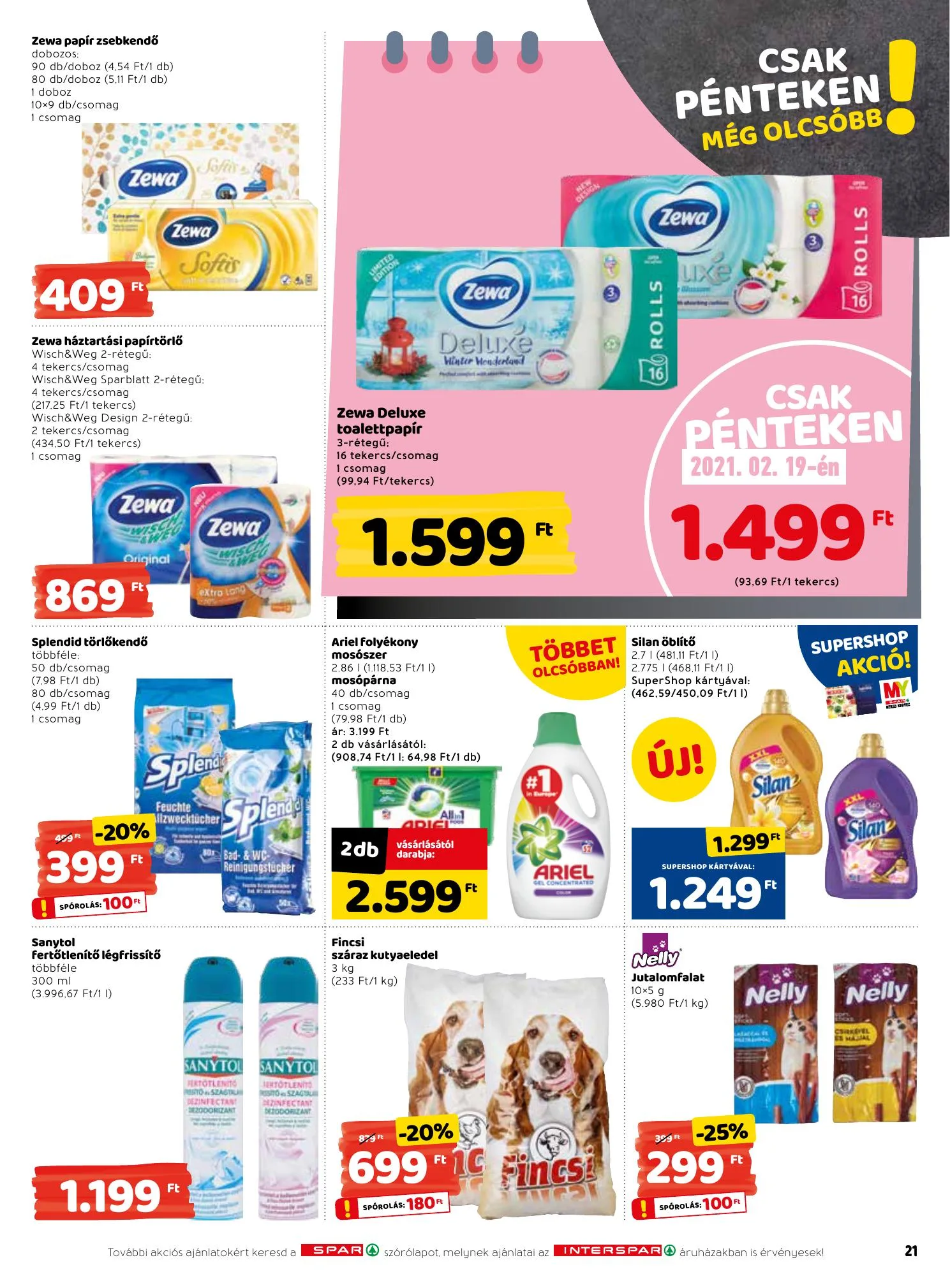 Interspar akciós újság 02.18–02.24 – 21. oldal