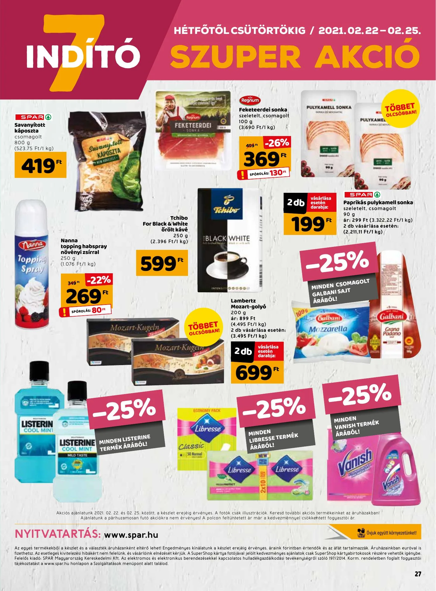 Interspar akciós újság 02.18–02.24 – 27. oldal