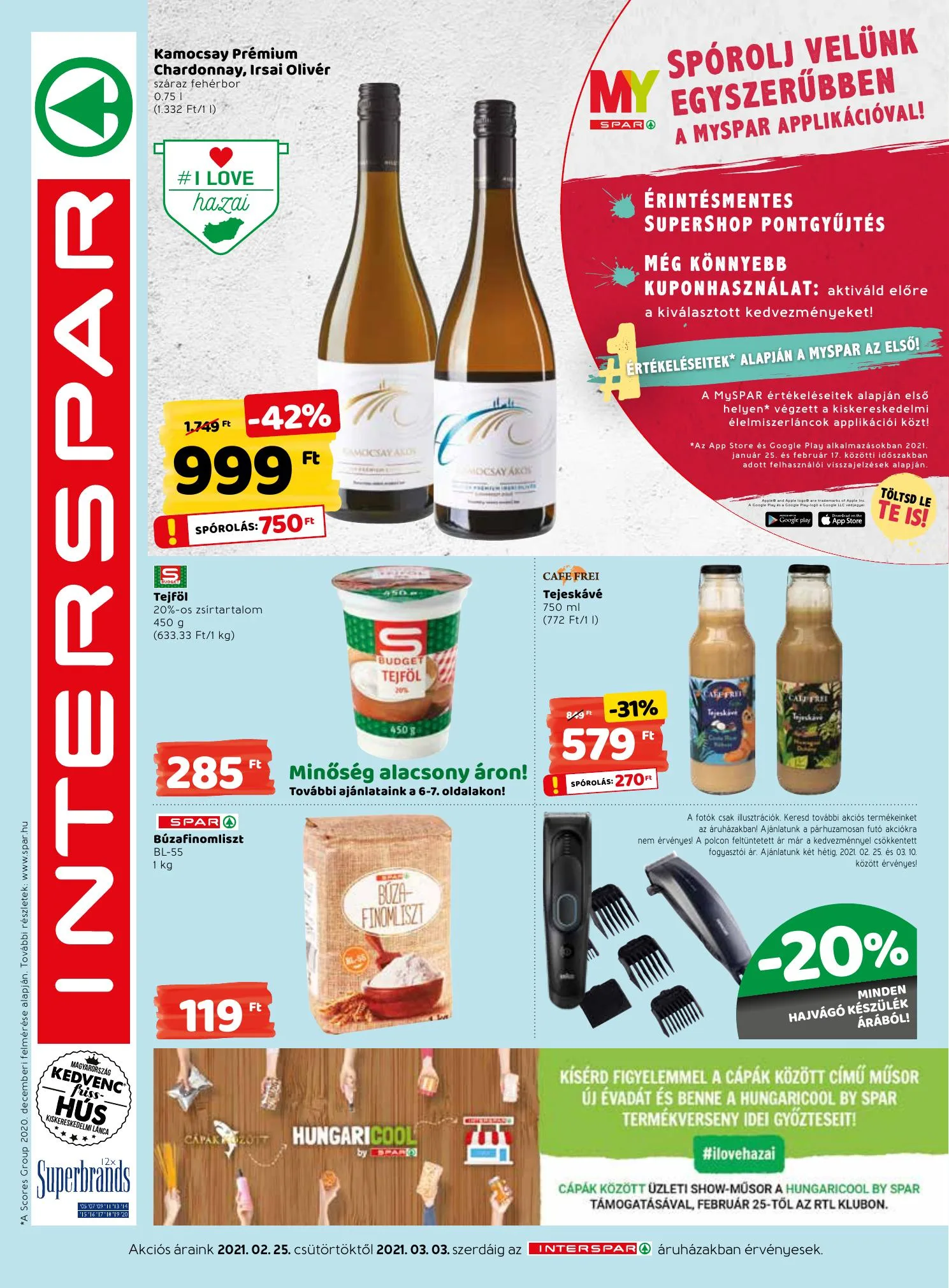 Interspar akciós újság 02.25–03.03