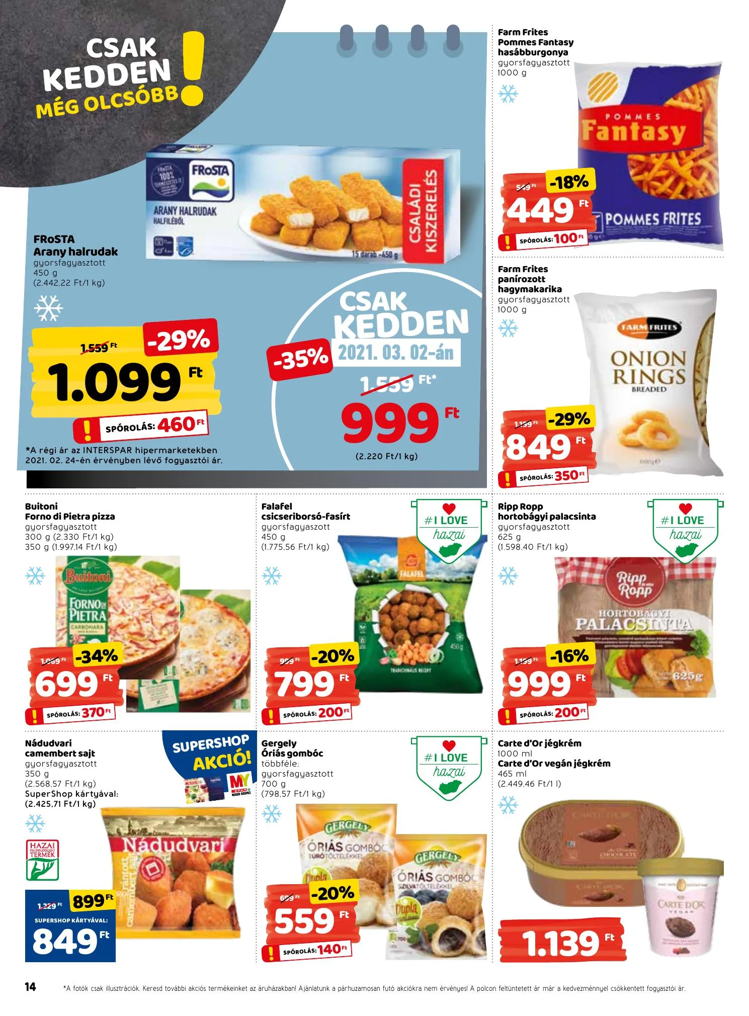Interspar akciós újság 02.25–03.03 – 14. oldal