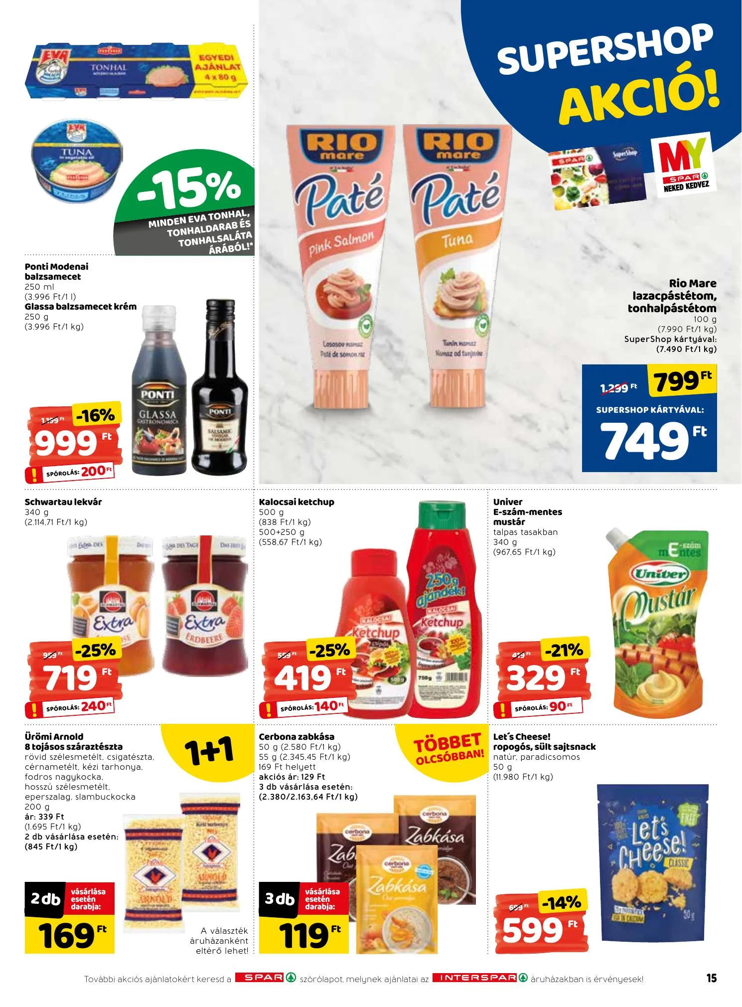 Interspar akciós újság 02.25–03.03 – 15. oldal