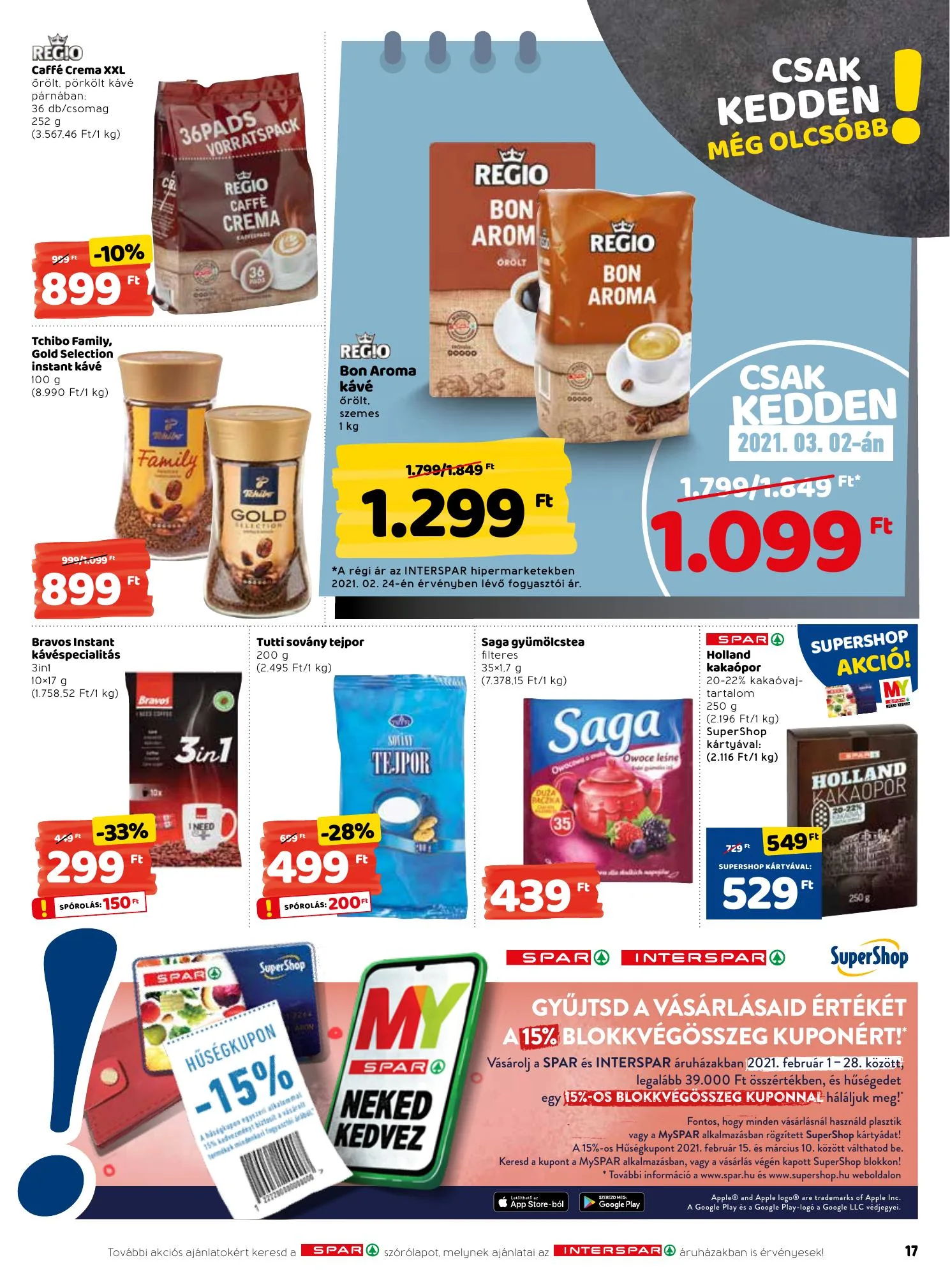 Interspar akciós újság 02.25–03.03 – 17. oldal