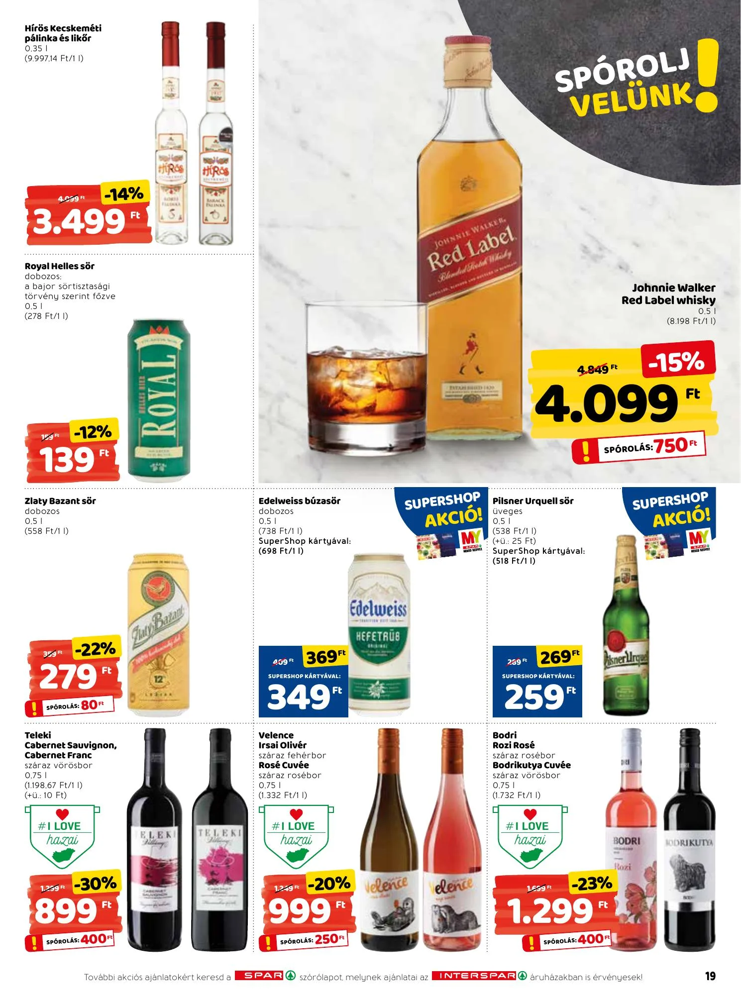 Interspar akciós újság 02.25–03.03 – 19. oldal