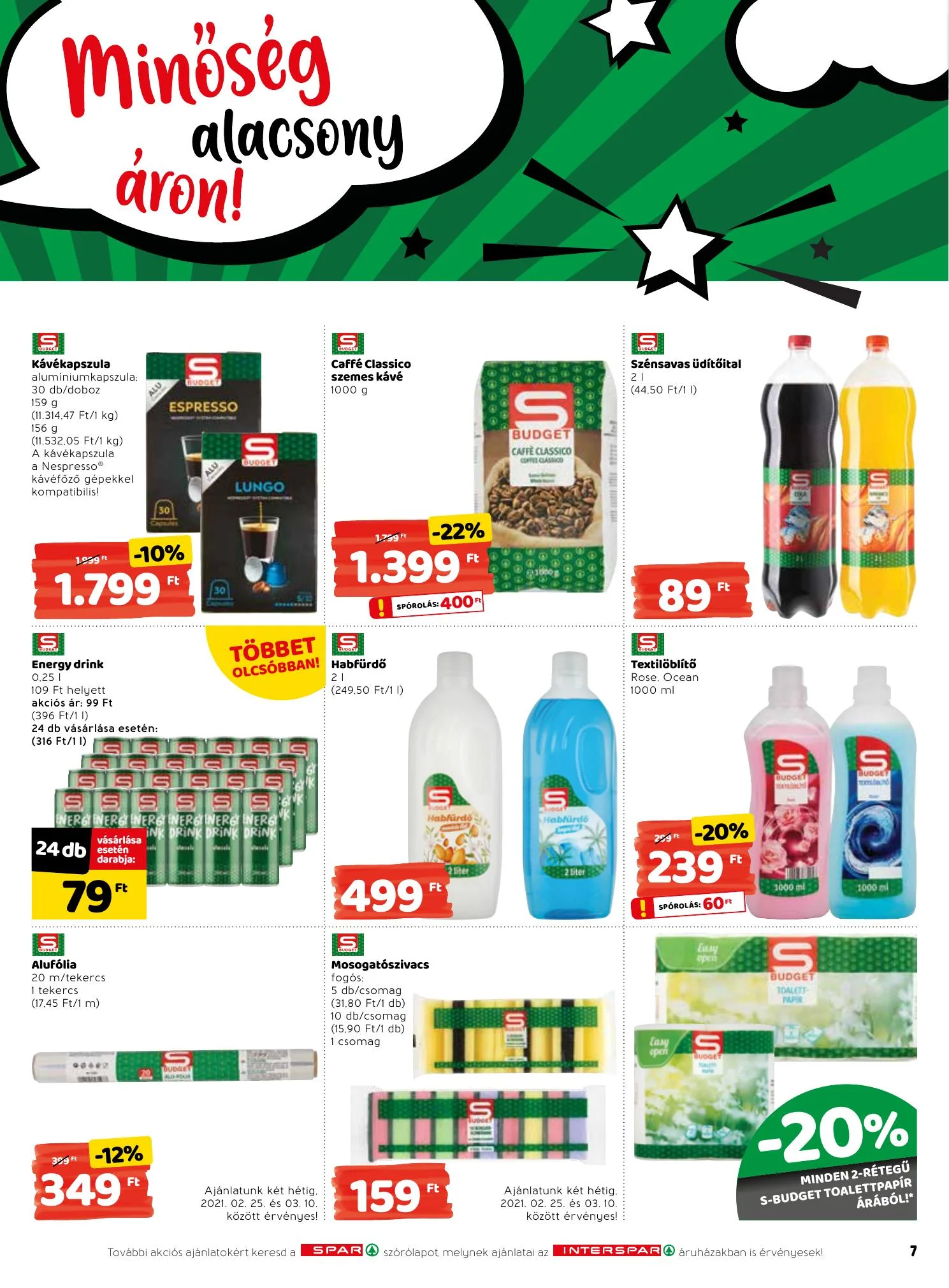 Interspar akciós újság 02.25–03.03 – 7. oldal
