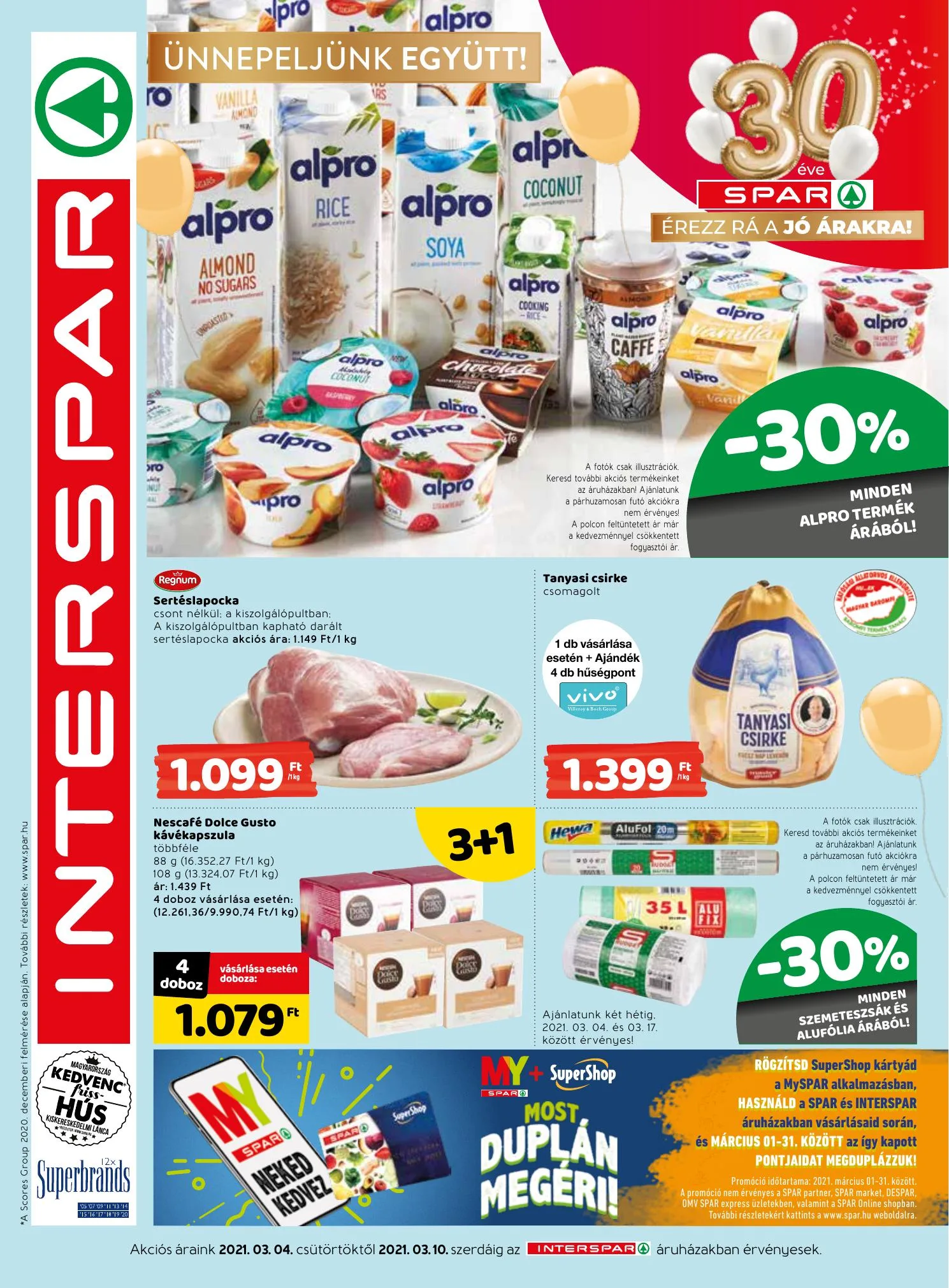 Interspar akciós újság 03.04–03.10