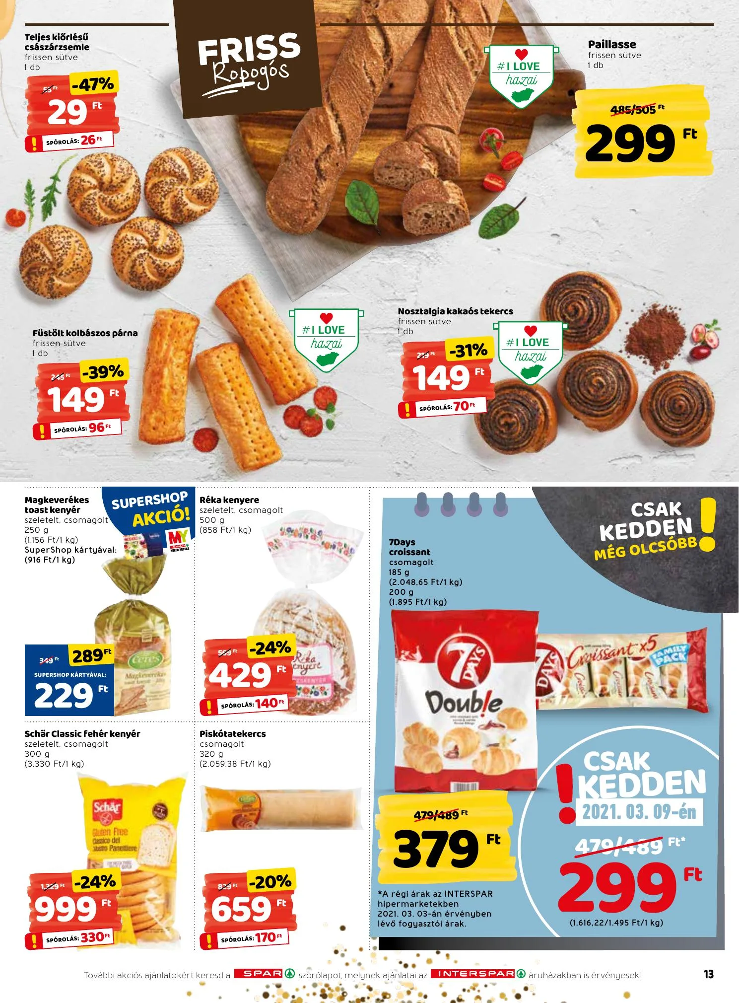 Interspar akciós újság 03.04–03.10 – 13. oldal