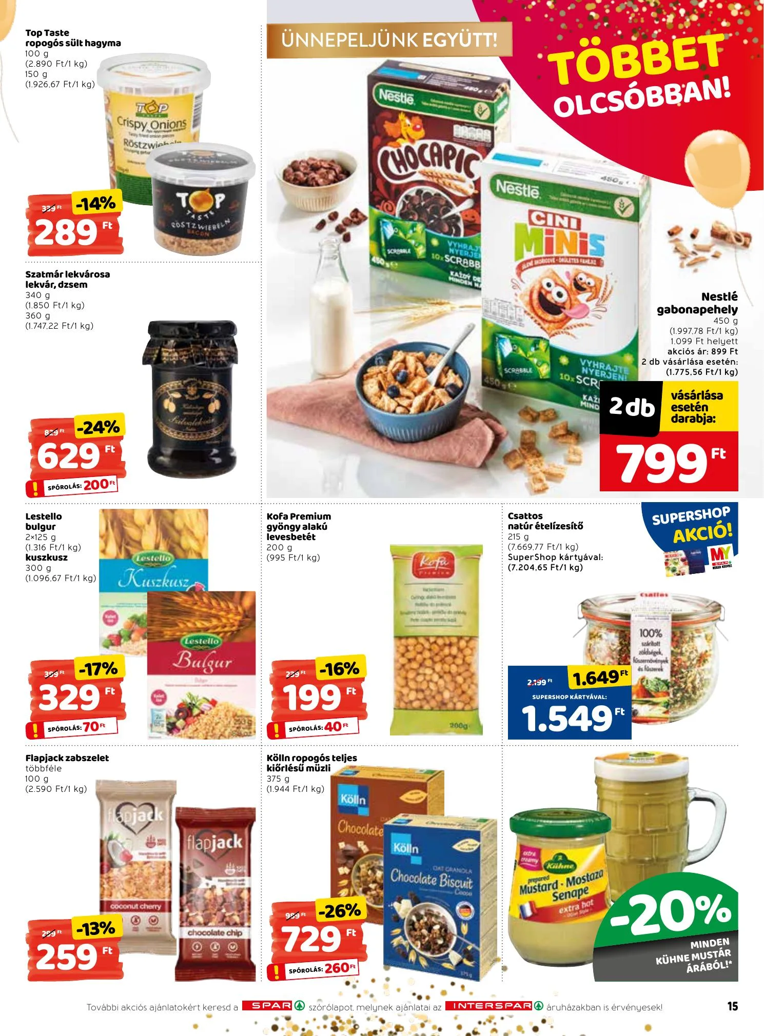 Interspar akciós újság 03.04–03.10 – 15. oldal