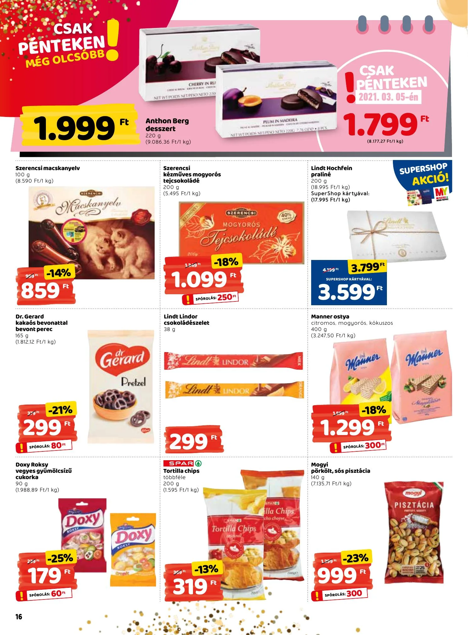 Interspar akciós újság 03.04–03.10 – 16. oldal