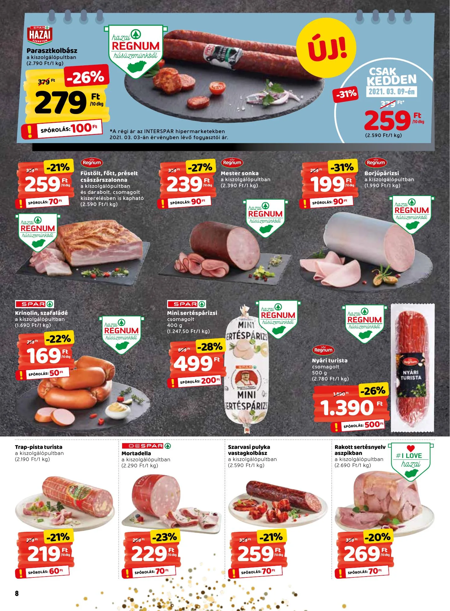 Interspar akciós újság 03.04–03.10 – 8. oldal