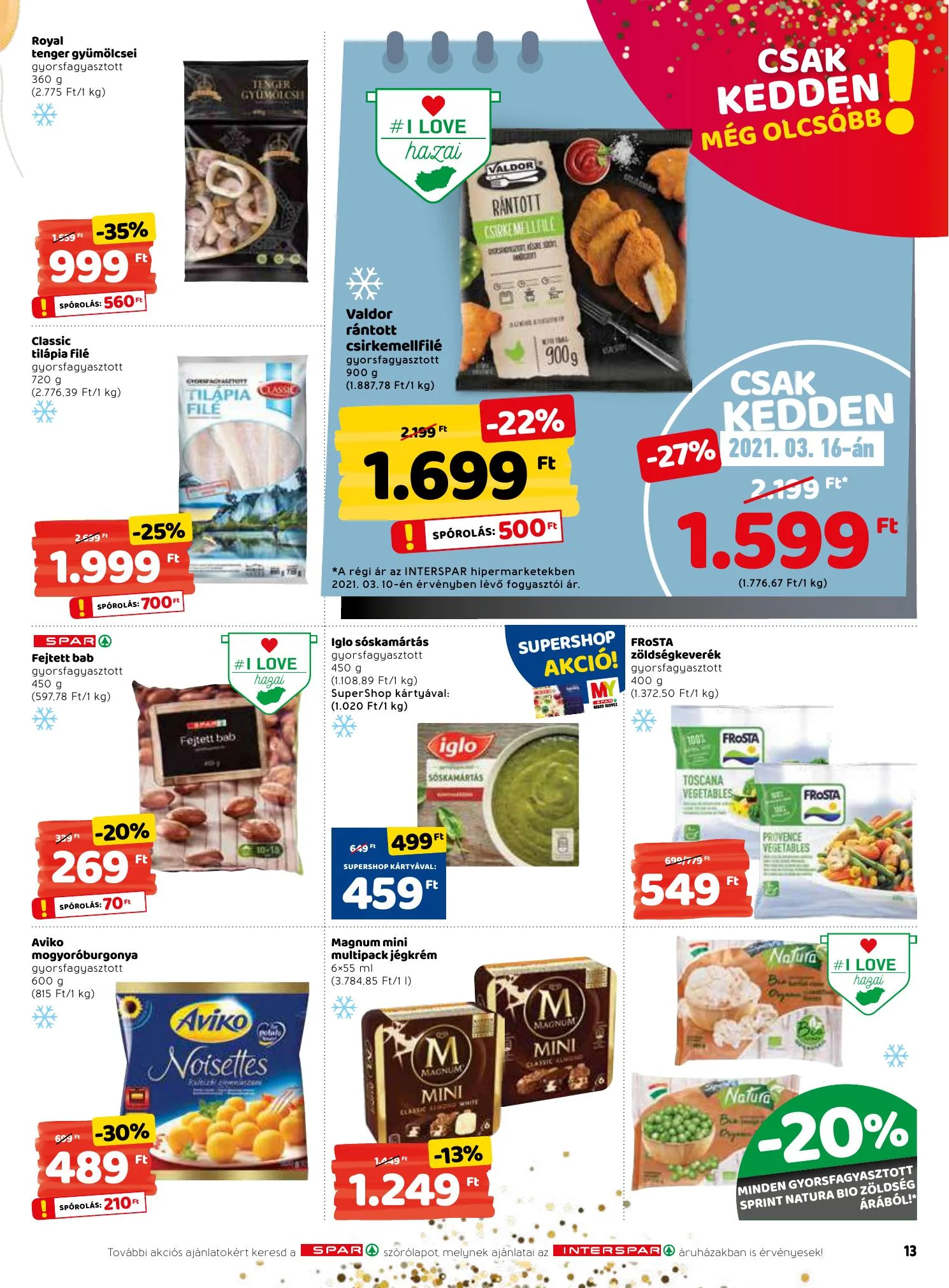 Interspar akciós újság 03.11–03.17 – 13. oldal
