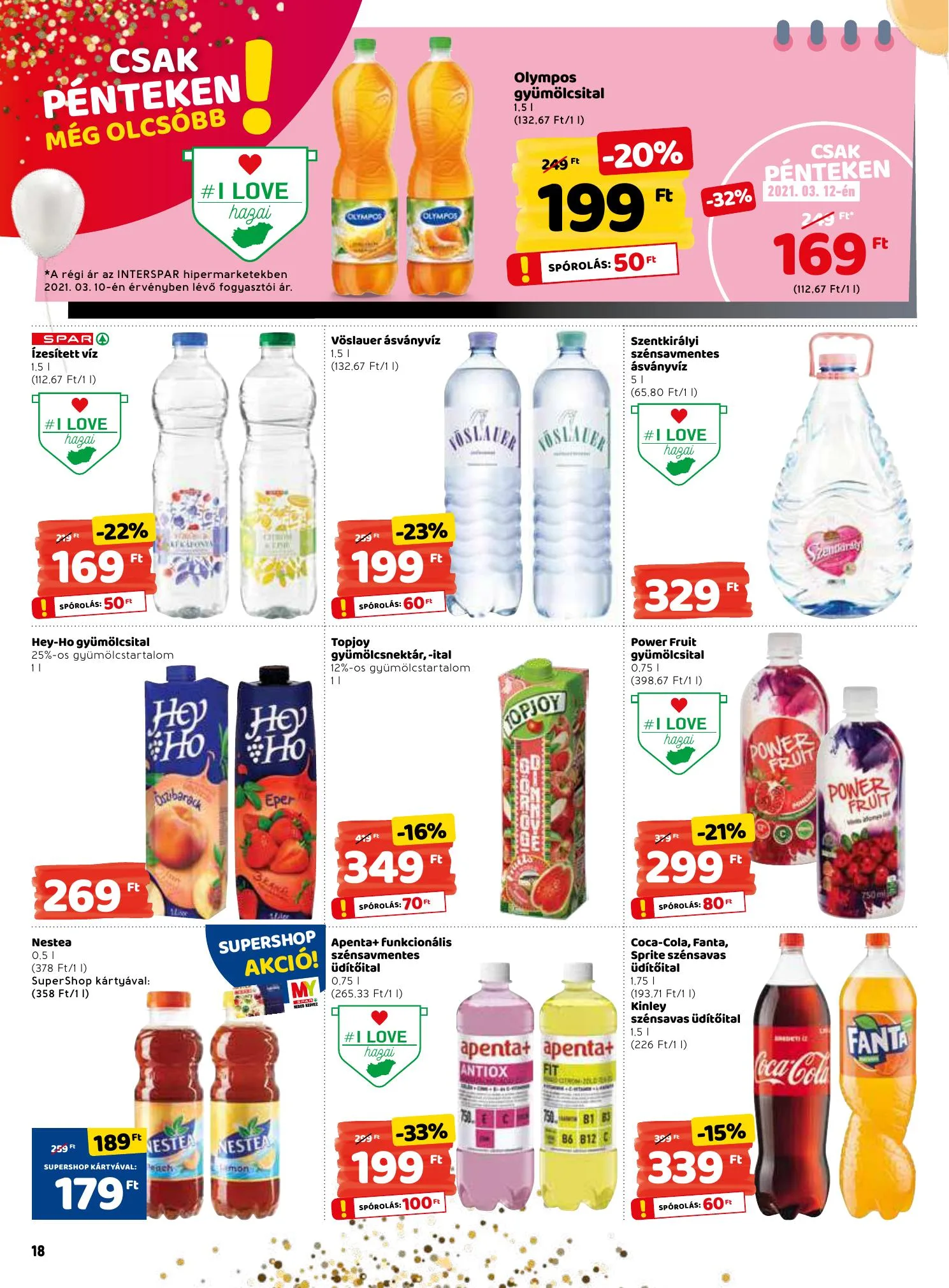 Interspar akciós újság 03.11–03.17 – 18. oldal