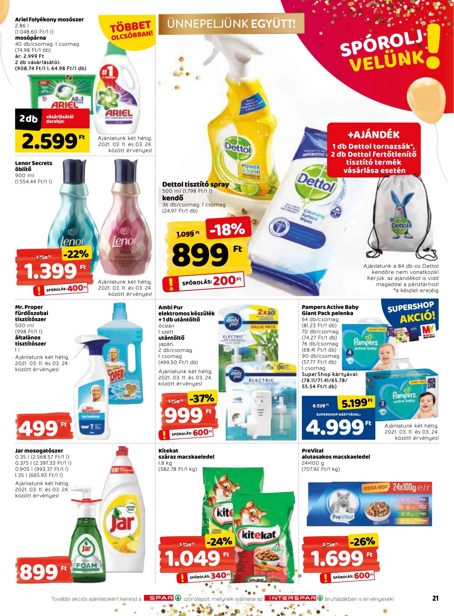Interspar akciós újság 03.11–03.17 – 21. oldal