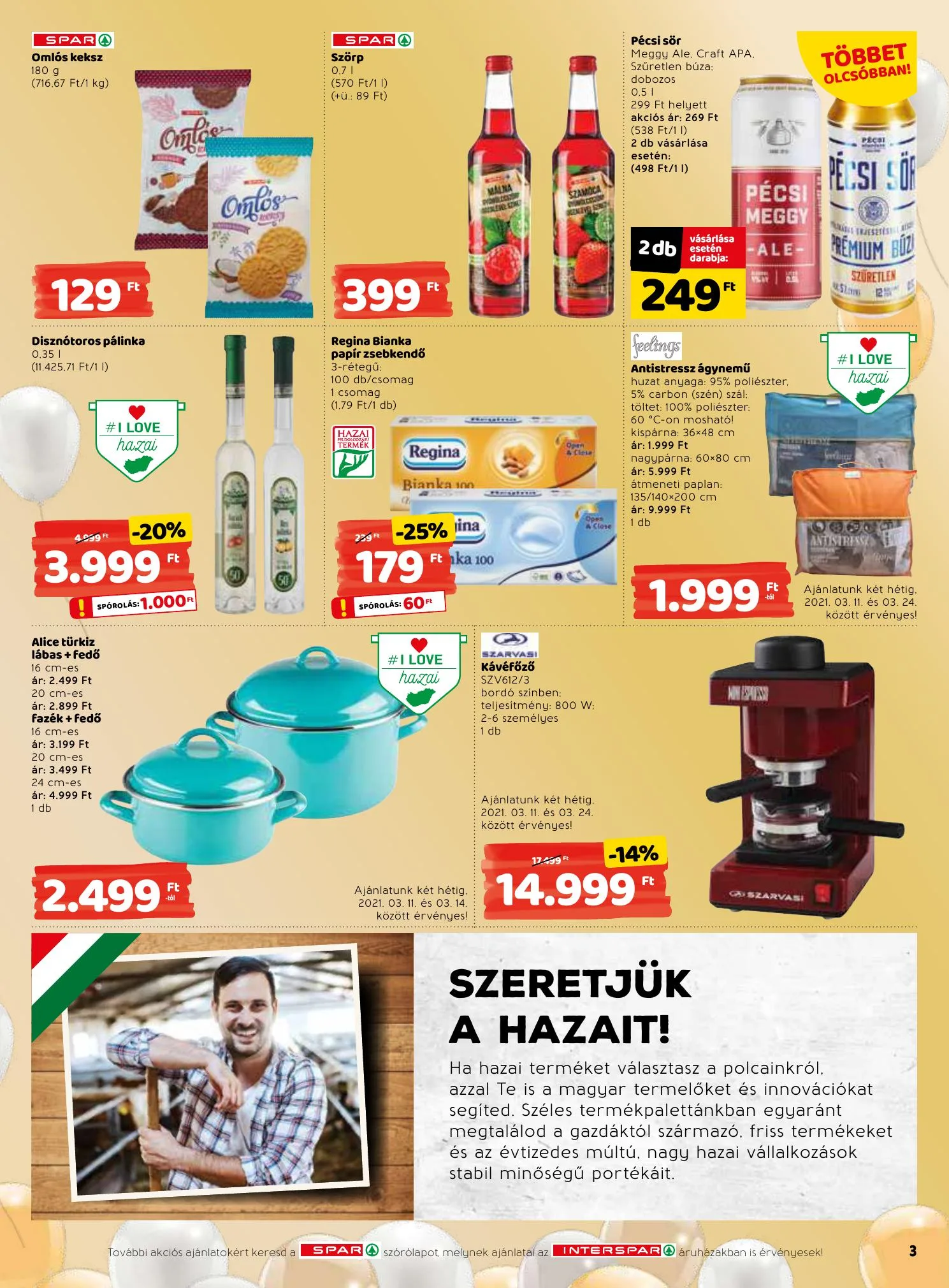Interspar akciós újság 03.11–03.17 – 3. oldal
