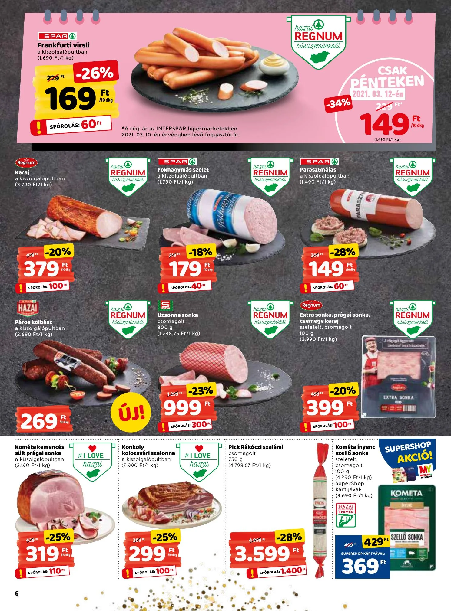Interspar akciós újság 03.11–03.17 – 6. oldal