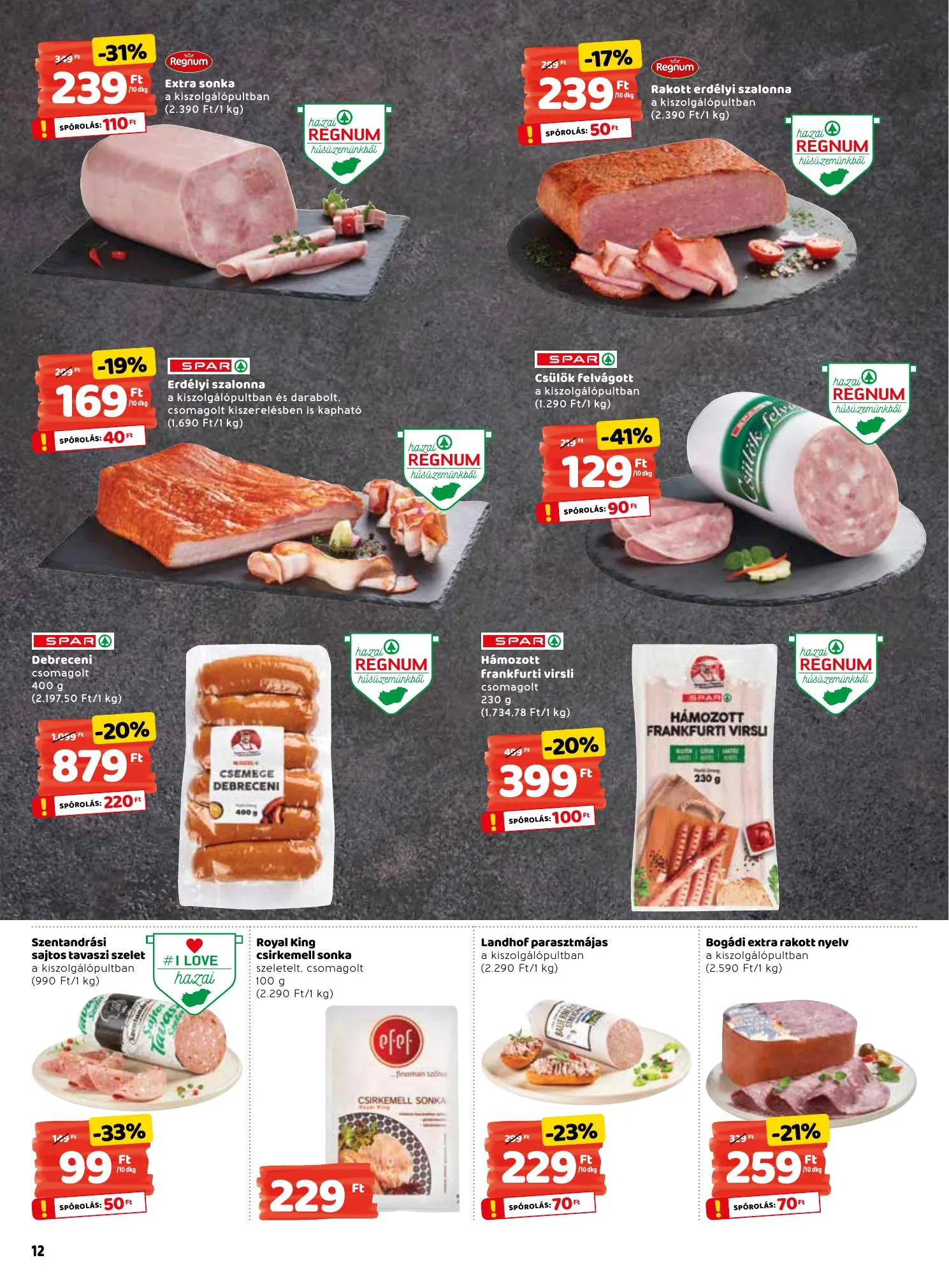 Interspar akciós újság 03.18–03.24 – 12. oldal