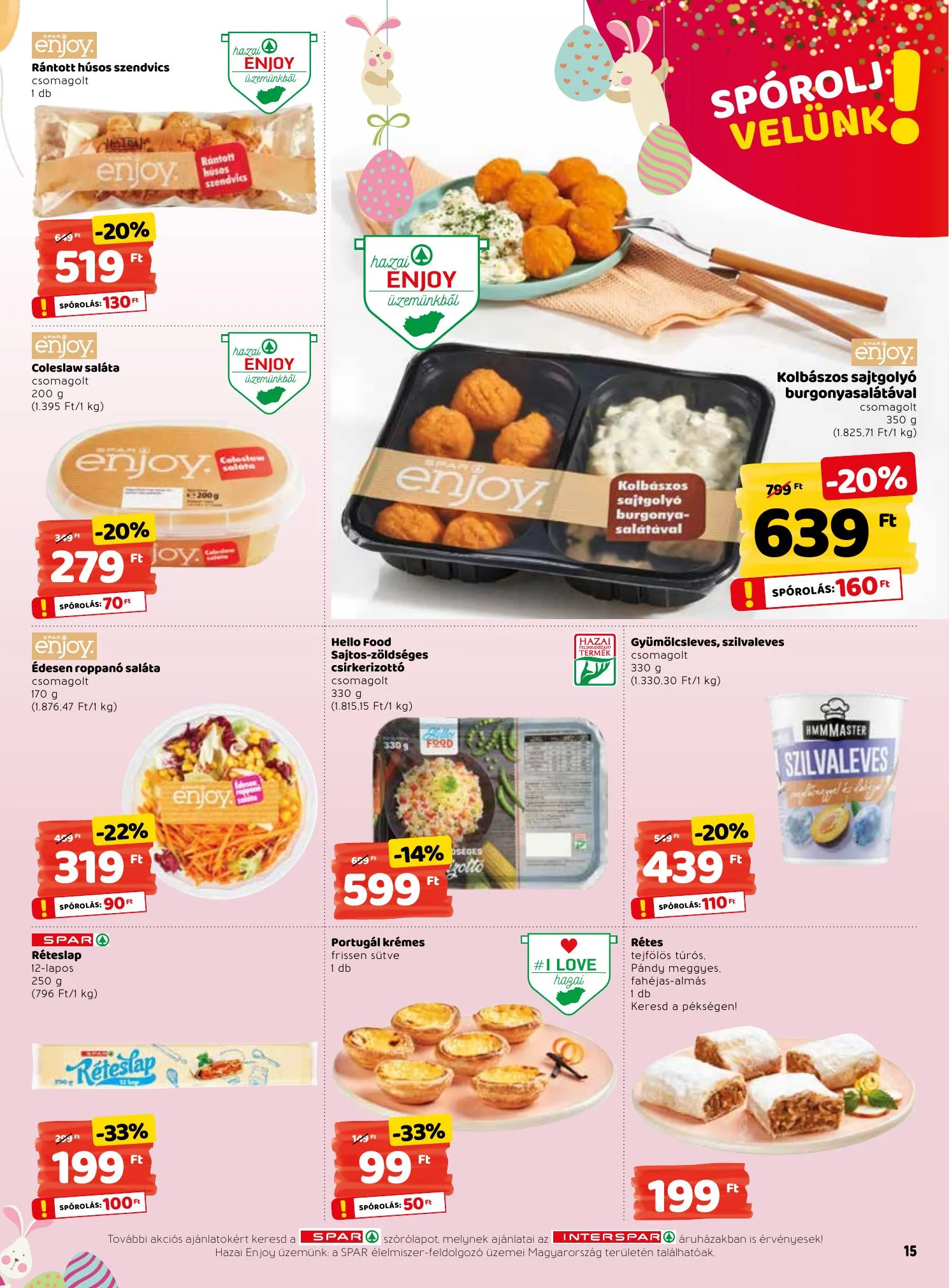 Interspar akciós újság 03.18–03.24 – 15. oldal