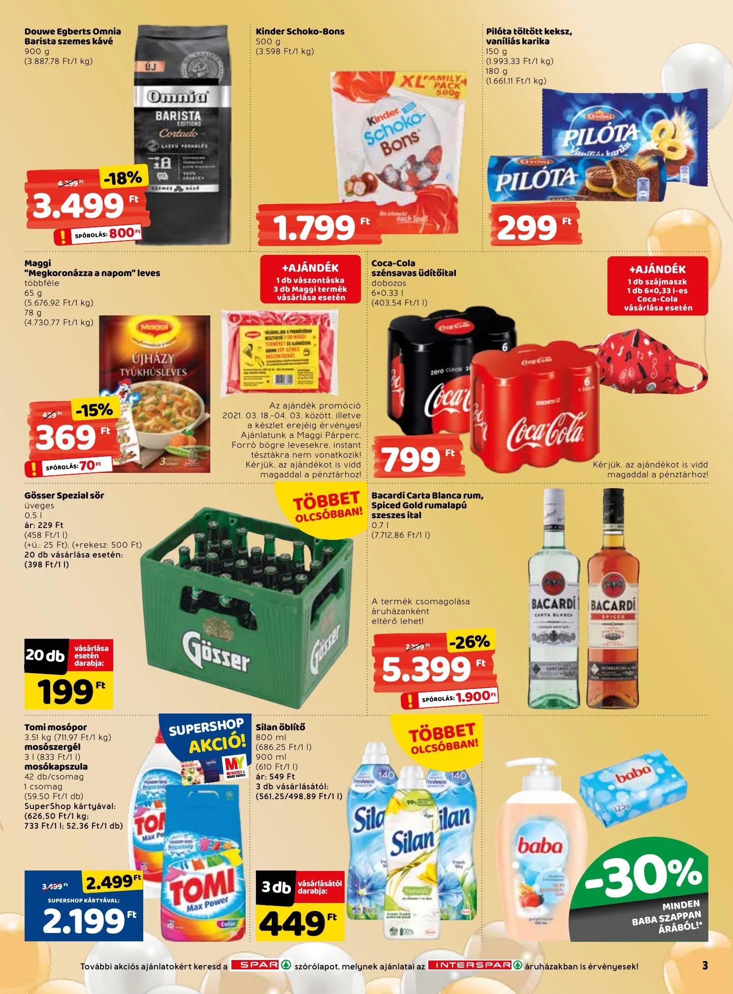 Interspar akciós újság 03.18–03.24 – 3. oldal
