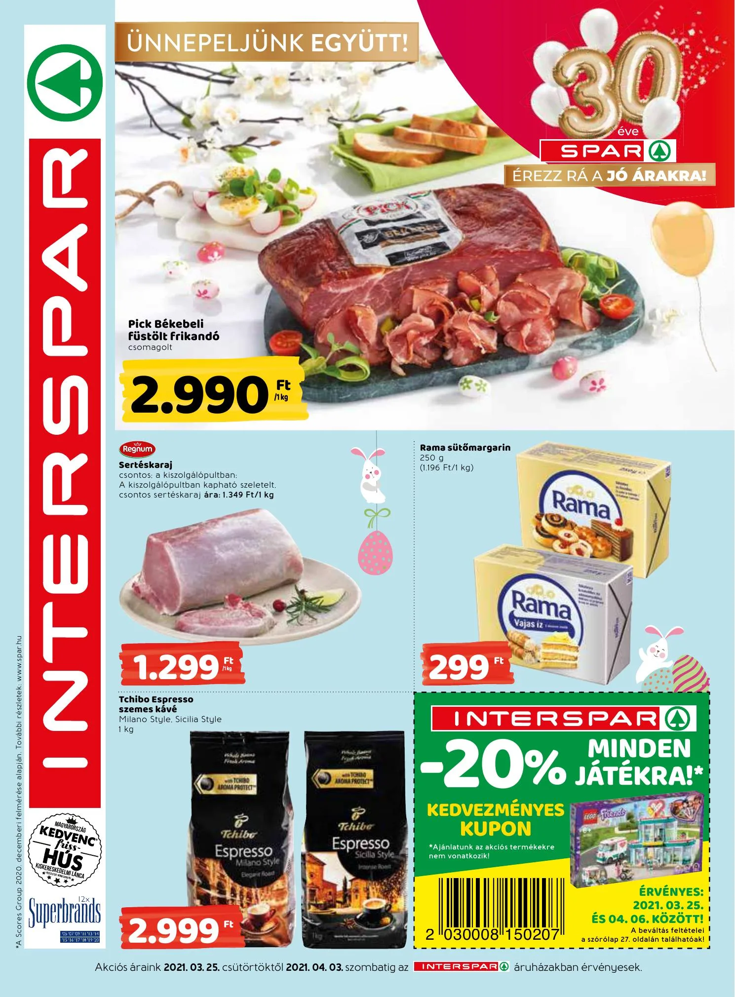 Interspar akciós újság 03.25–04.03
