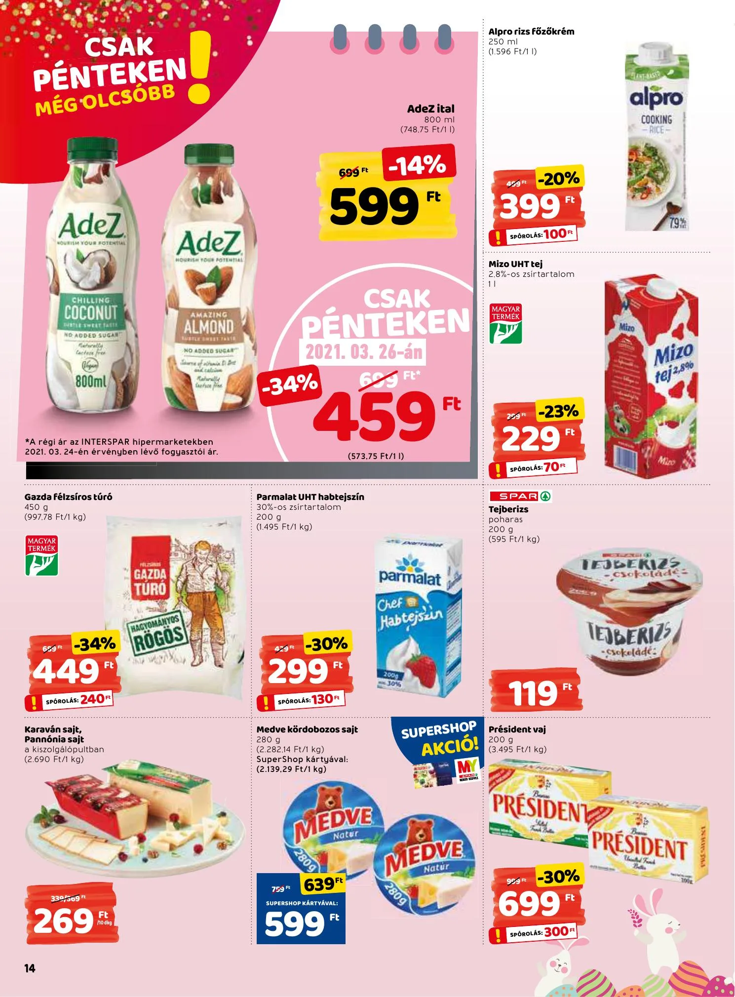 Interspar akciós újság 03.25–04.03 – 14. oldal