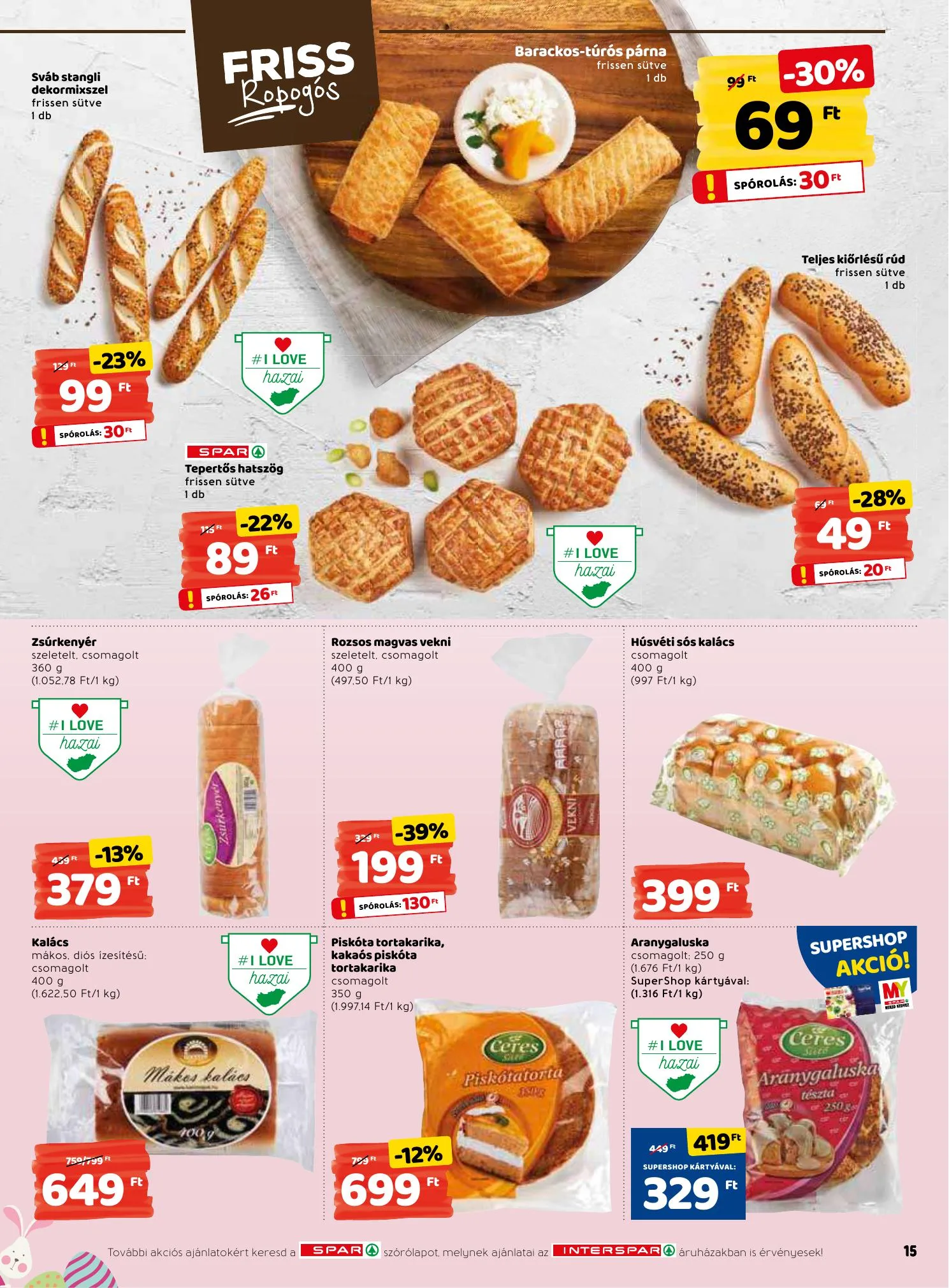 Interspar akciós újság 03.25–04.03 – 15. oldal